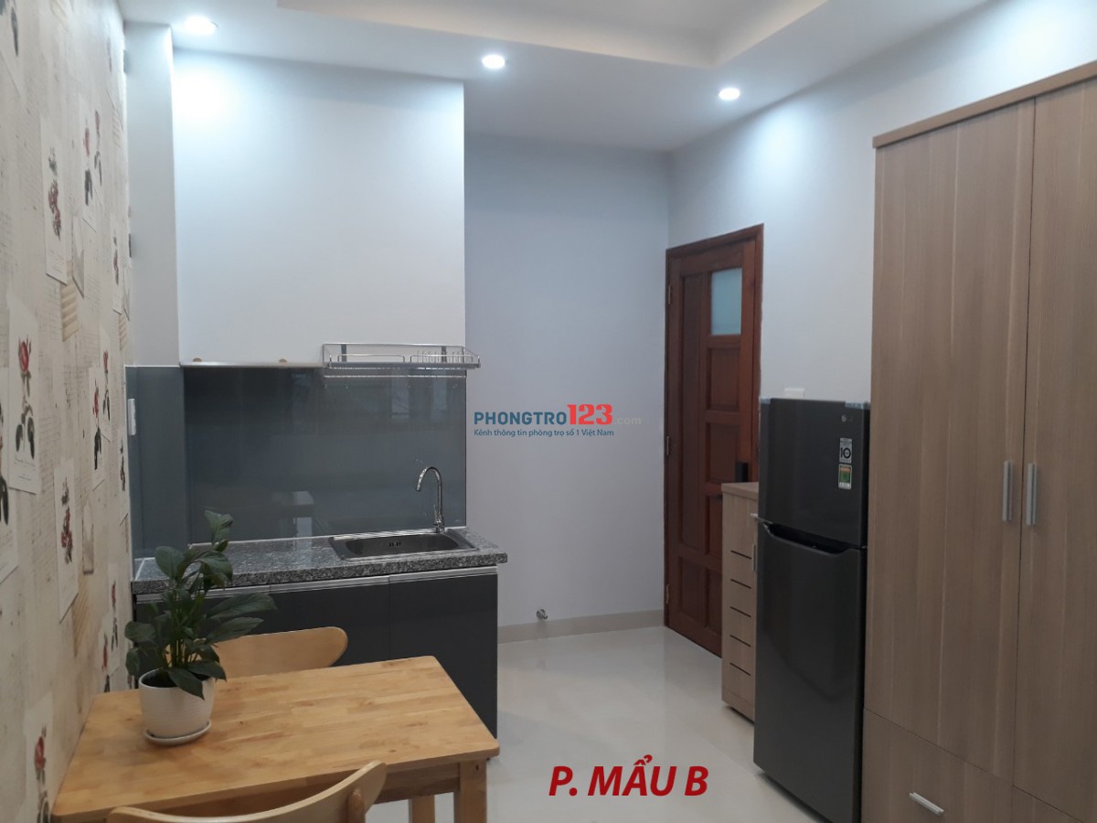 Cho thuê phòng mới, sạch sẽ, an ninh, full nội thất hẻm 650/4 đường Điện Biên Phủ, 5 ph ra trung tâm