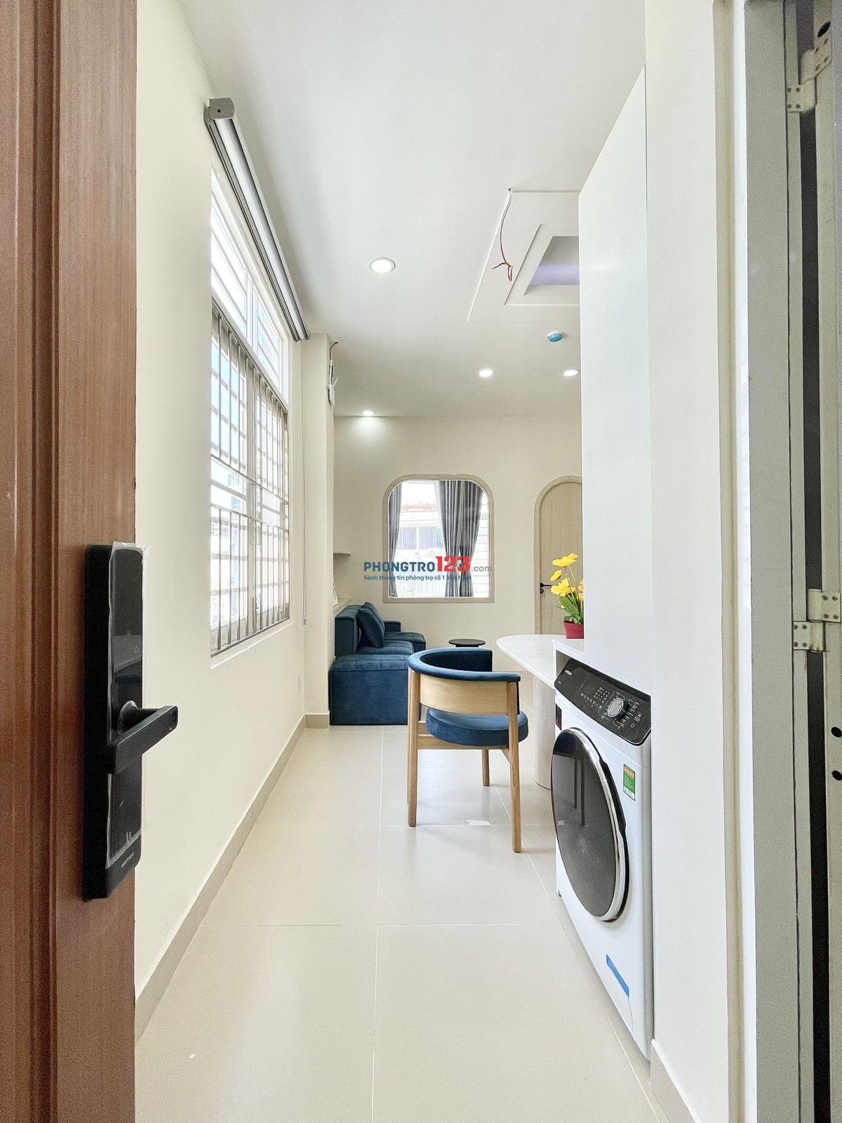 TRỐNG SẴN 1 CĂN HỘ 1 PN CÓ BANCOL FULL NỘI THẤT HIỆN ĐẠI PHÚ HỮU -QUẬN 5