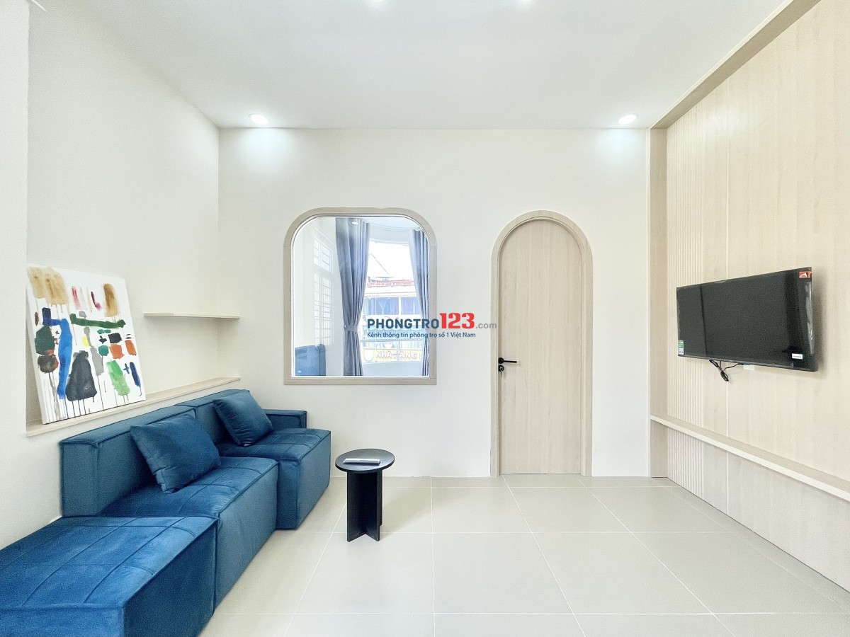TRỐNG SẴN 1 CĂN HỘ 1 PN CÓ BANCOL FULL NỘI THẤT HIỆN ĐẠI PHÚ HỮU -QUẬN 5