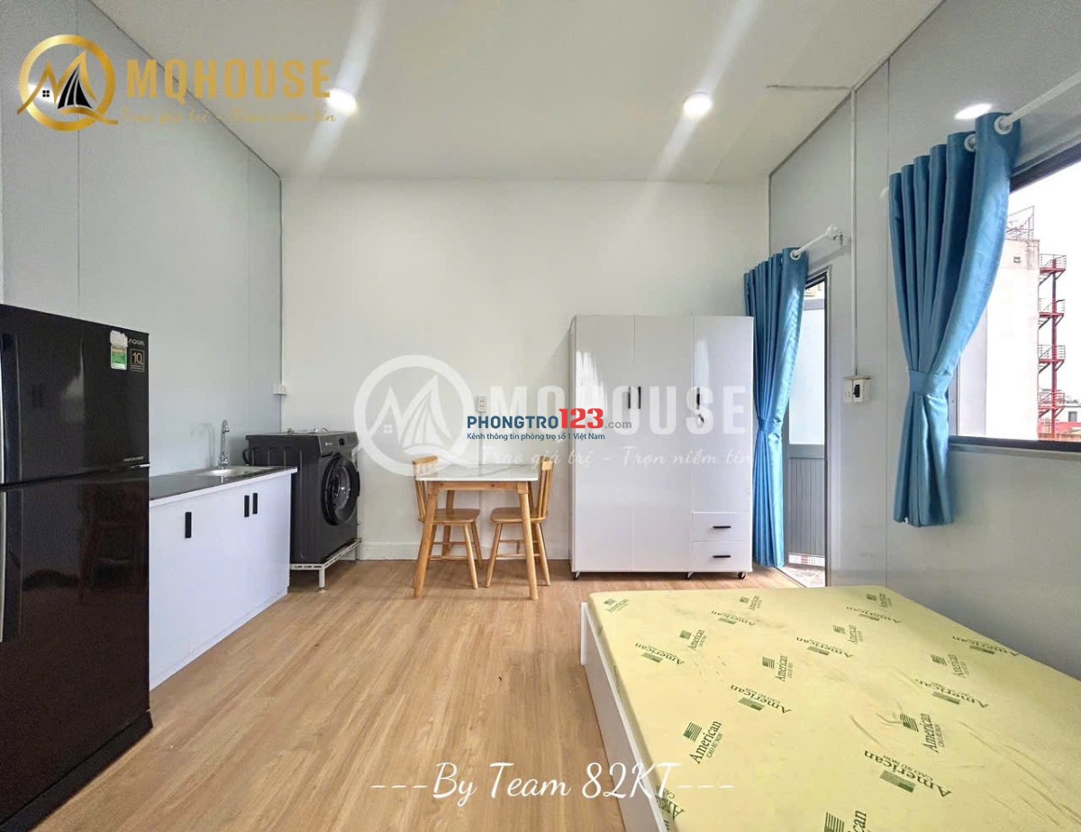 Siêu phẩm 35m2, ban công, máy giặt riêng, full nội thất, ngay Lê Văn Duyệt, Bình Thạnh, Giáp Q1, Q3