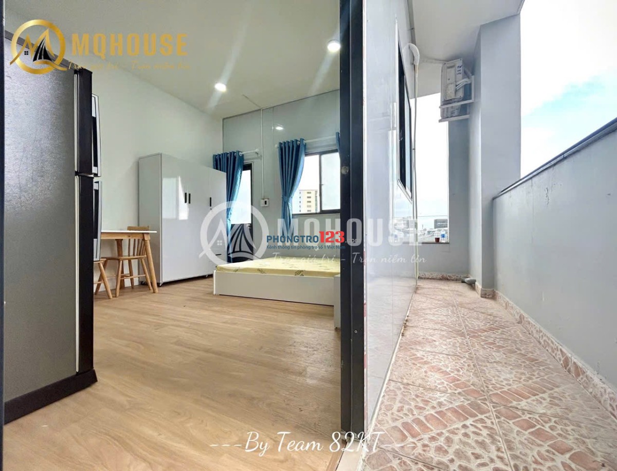 Siêu phẩm 35m2, ban công, máy giặt riêng, full nội thất, ngay Lê Văn Duyệt, Bình Thạnh, Giáp Q1, Q3