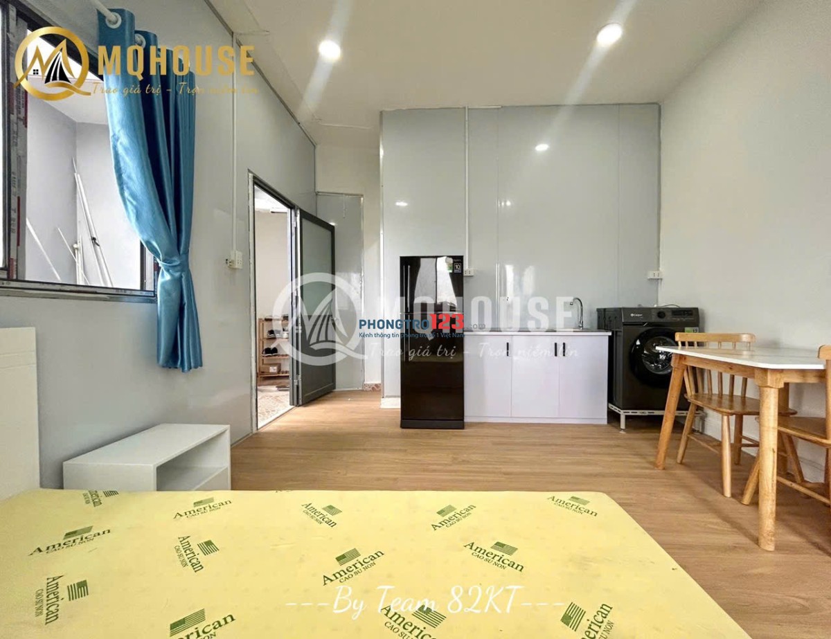Cho thuê Studio ban công, nội thất đầy đủ - Nguyễn Huy Lượng, Bình Thạnh gần chợ Bà Chiểu