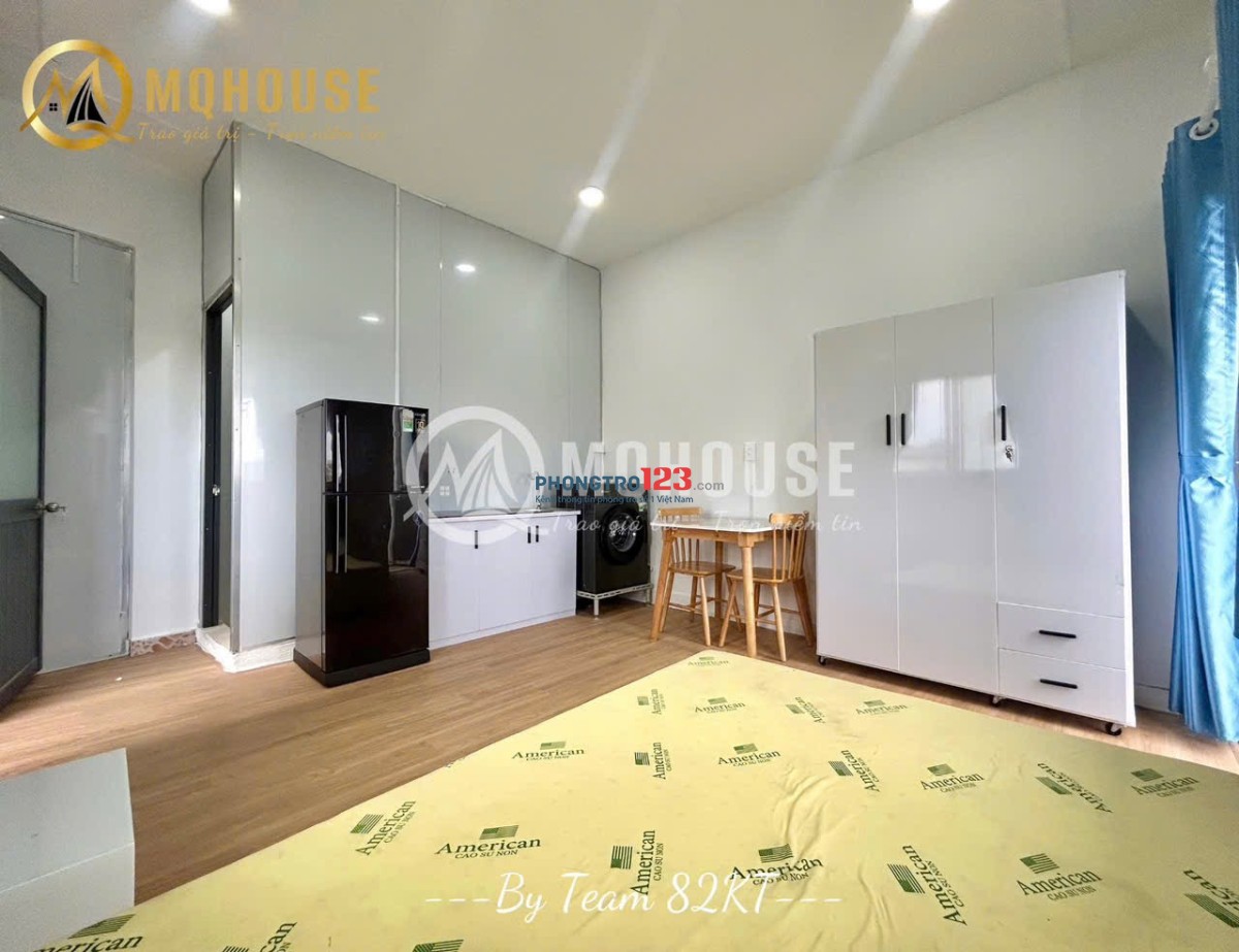 Cho thuê Studio ban công, nội thất đầy đủ - Nguyễn Huy Lượng, Bình Thạnh gần chợ Bà Chiểu