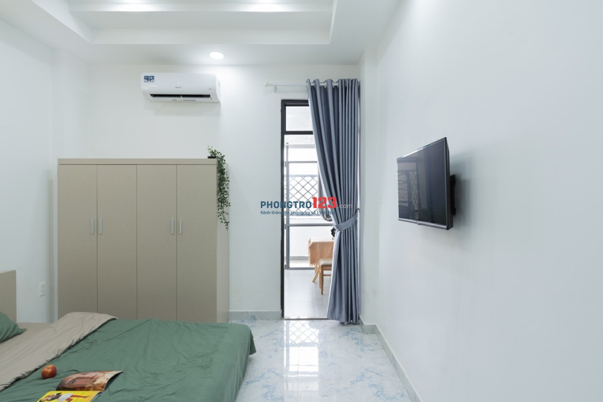STUDIO MỚI KHAI TRƯƠNG FULL NỘI THẤT BAN CÔNG MỚI TINH