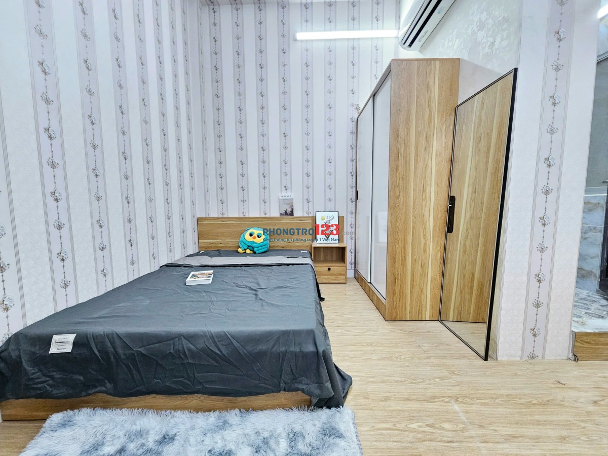 Phòng trọ studio 35m2 full nội thất quận Phú Nhuận đường Đặng Văn Ngữ gần Trường Sa, giáp Q3, gần Q1