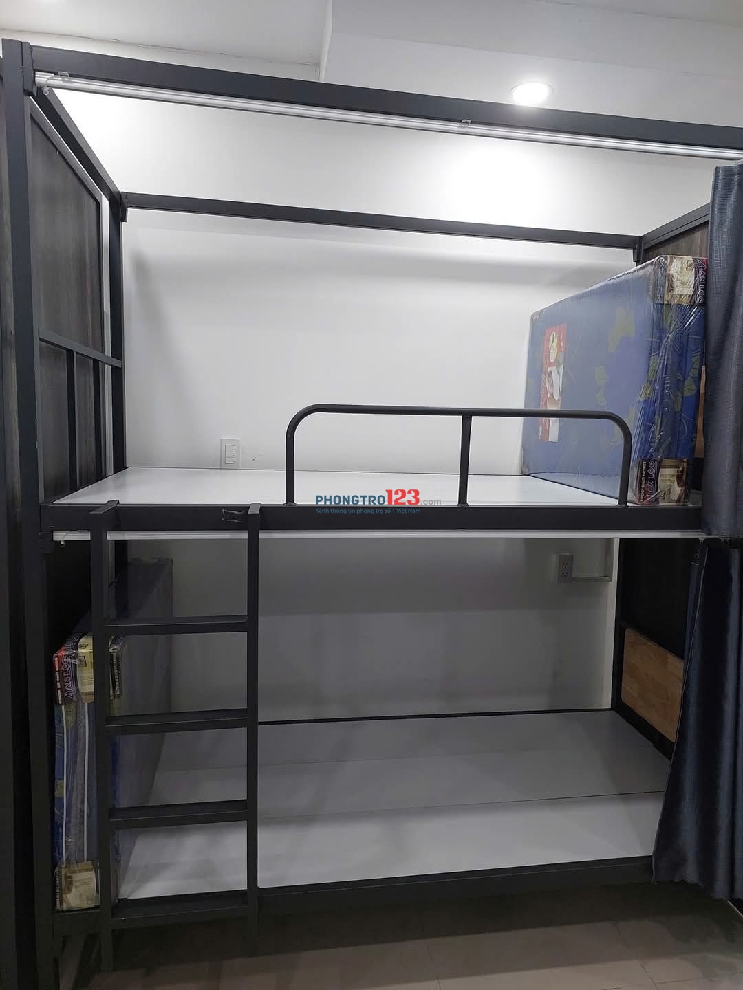 Cho thuê sleepbox Ktx đường Lê Lai, sát Đh Công Nghiệp, Bv 175, Cv Gia Định.