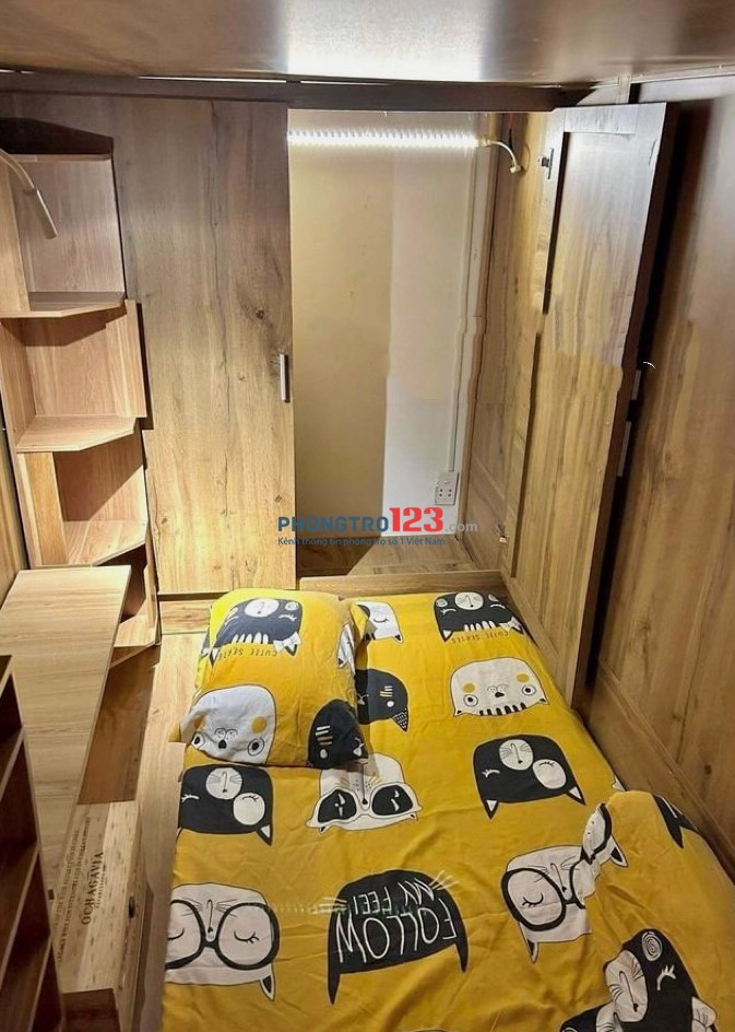 ⭐️⭐️⭐️Hệ thống phòng 1 người Full NT, KTX Sleepbox Q1 - giá 1tr3
