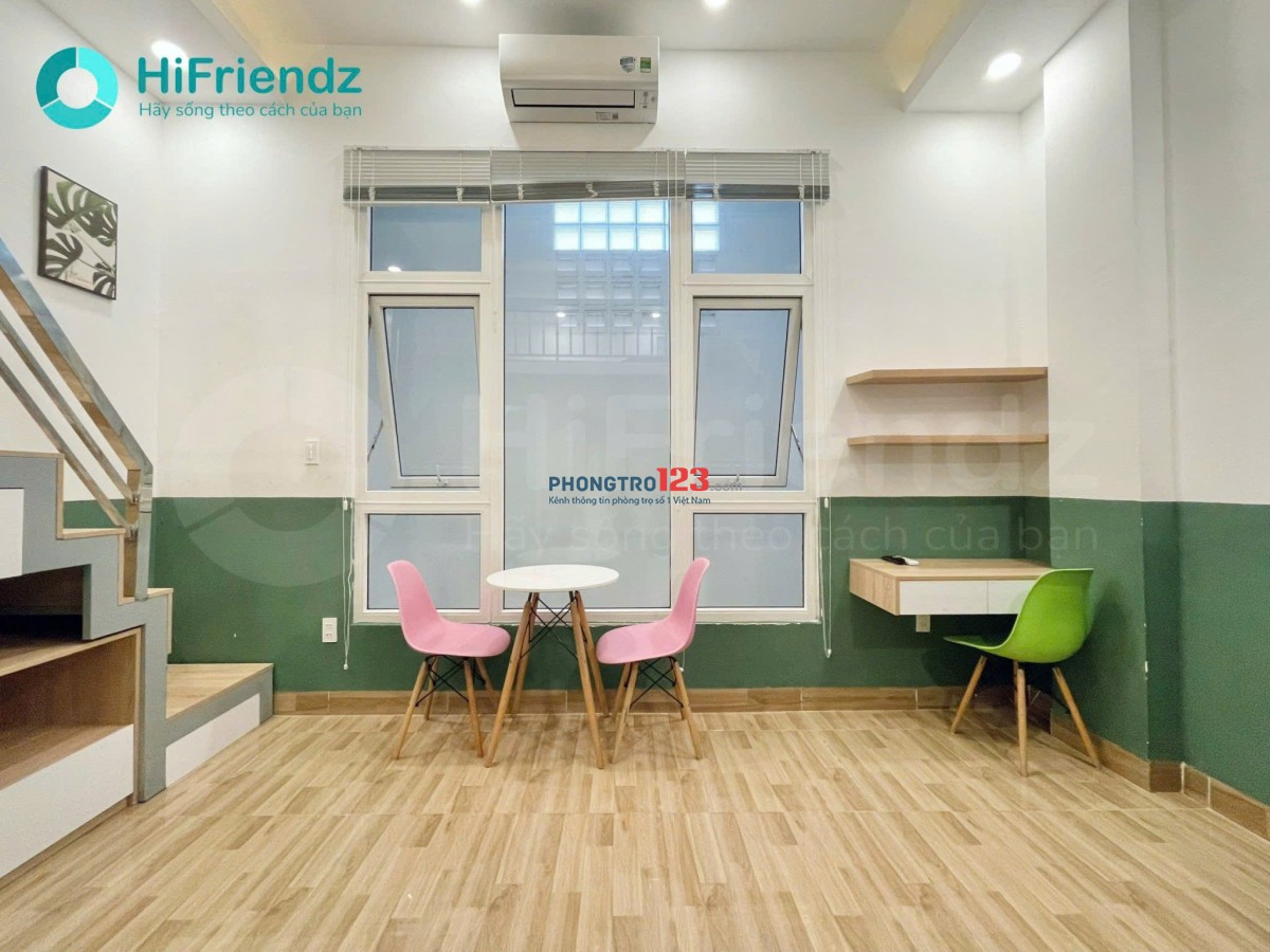 Phòng trọ mới full nội thất có gác đường Bùi Đình Túy