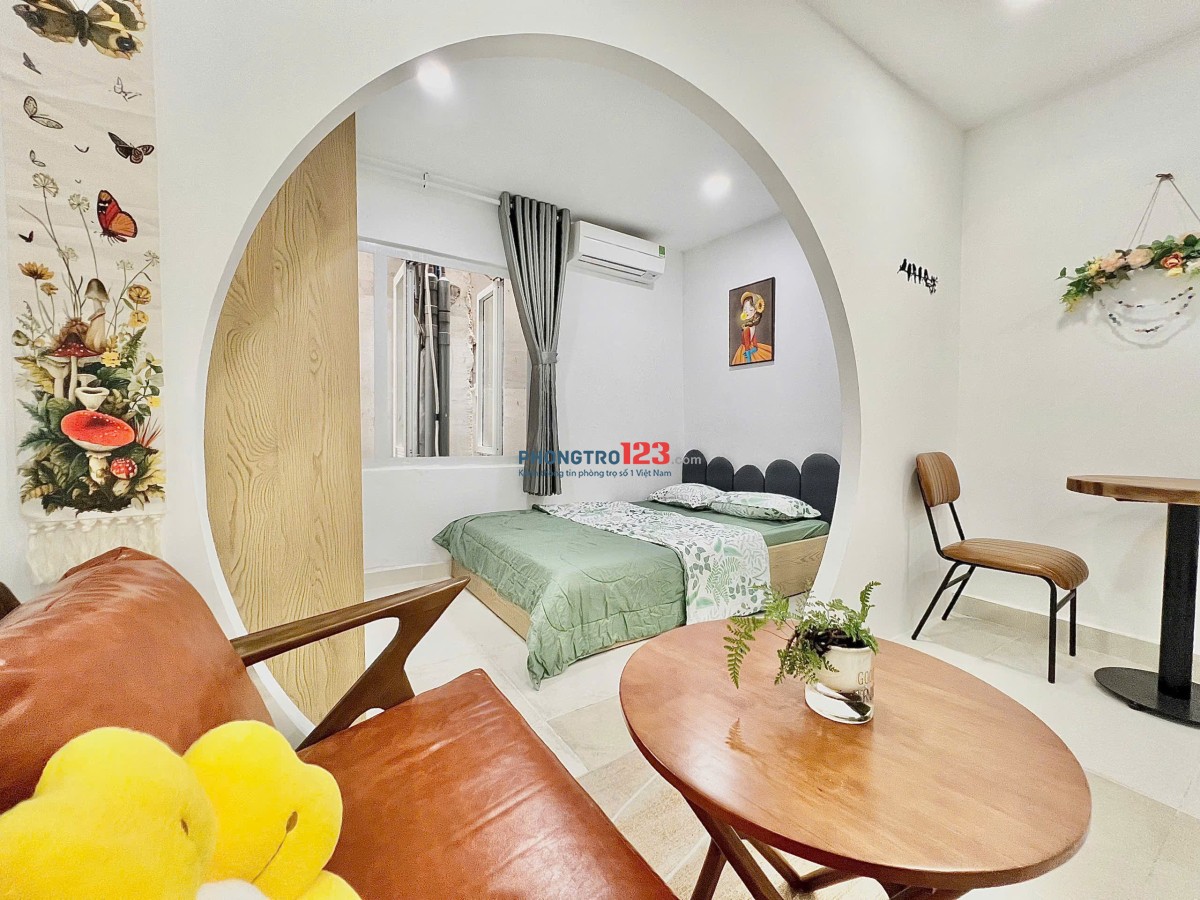 Căn hộ 1 phòng ngủ, PK siêu sang đủ nội thất 50 Trường Sơn quận Tân Bình (đi bộ qua sân bay)
