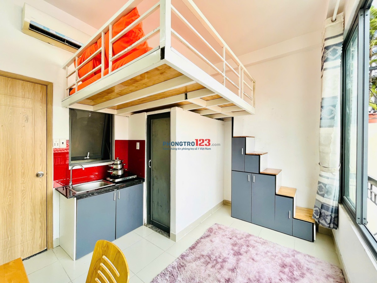 PHÒNG GÁC LỮNG 25m2 FULL NỘI THẤT GẦN ĐH HUTECH, NGOẠI THƯƠNG