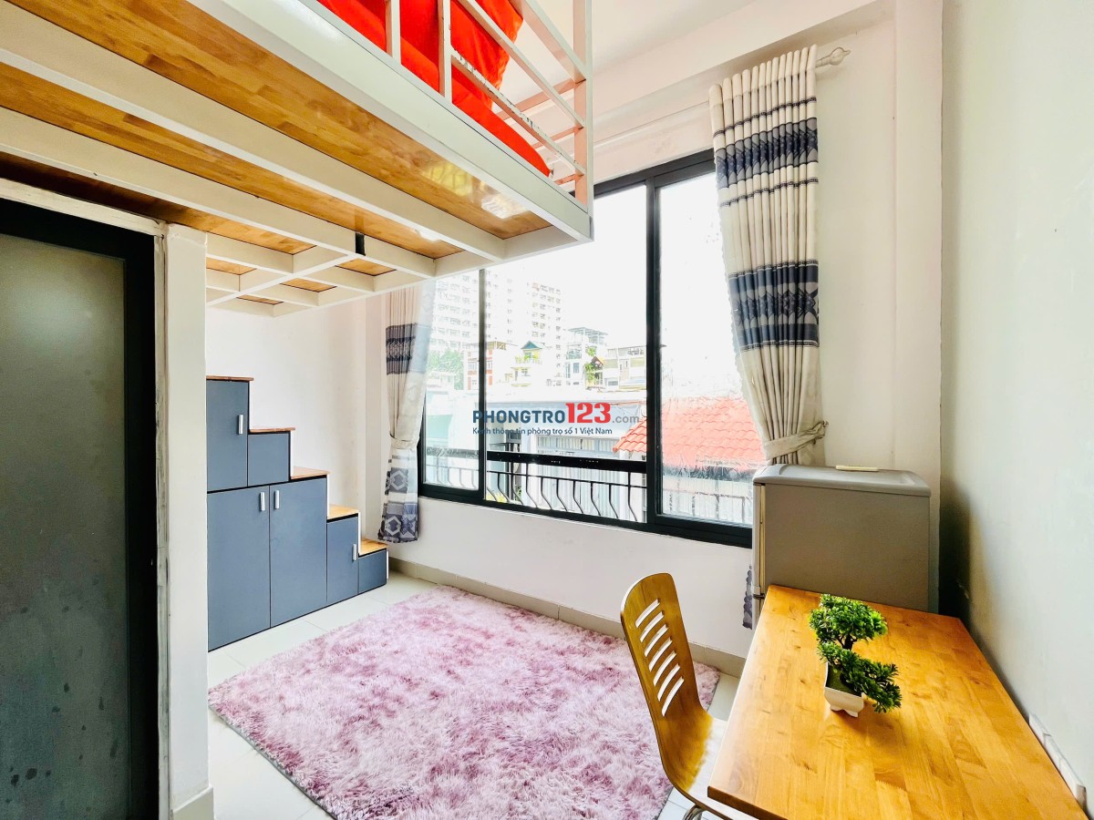 PHÒNG GÁC LỮNG 25m2 FULL NỘI THẤT GẦN ĐH HUTECH, NGOẠI THƯƠNG