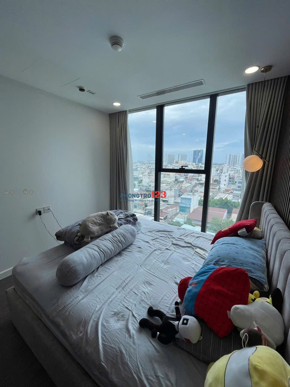 Chung cư Satra, Phan Đăng Lưu, PN, dt 115m2, 3p ngủ, 22tr/tháng