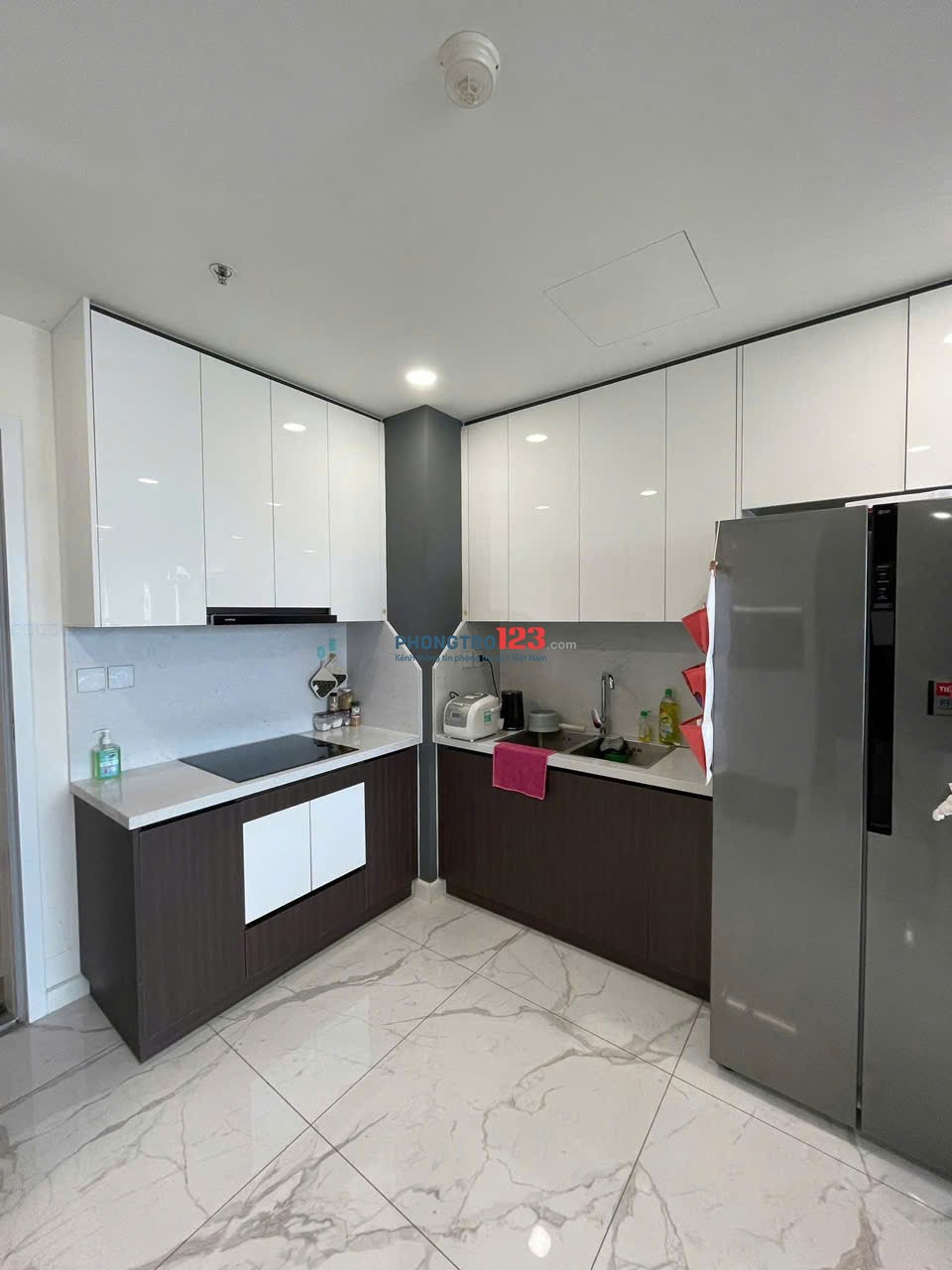 Chung cư Satra, Phan Đăng Lưu, PN, dt 115m2, 3p ngủ, 22tr/tháng