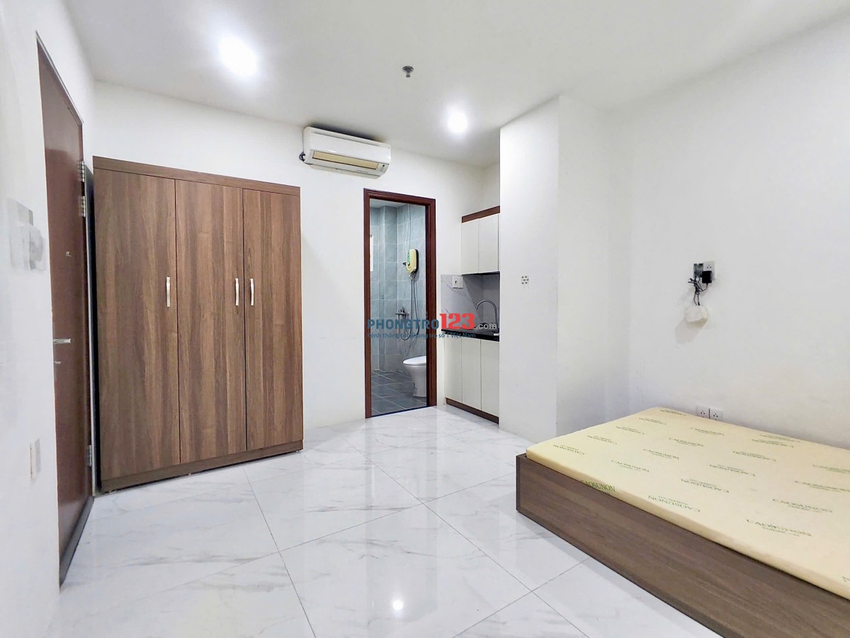 Hình Thật Giá Thật - Cho thuê Studio FullNT Thang máy Đề Thám gần Cầu Ông Lãnh, Phố Bùi Viện Quận 1
