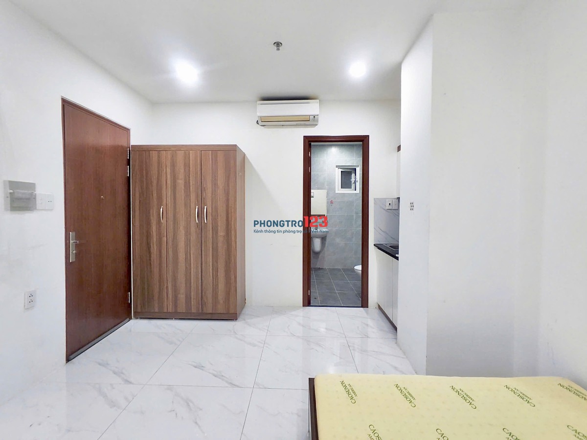 Hình Thật Giá Thật - Cho thuê Studio FullNT Thang máy Đề Thám gần Cầu Ông Lãnh, Phố Bùi Viện Quận 1