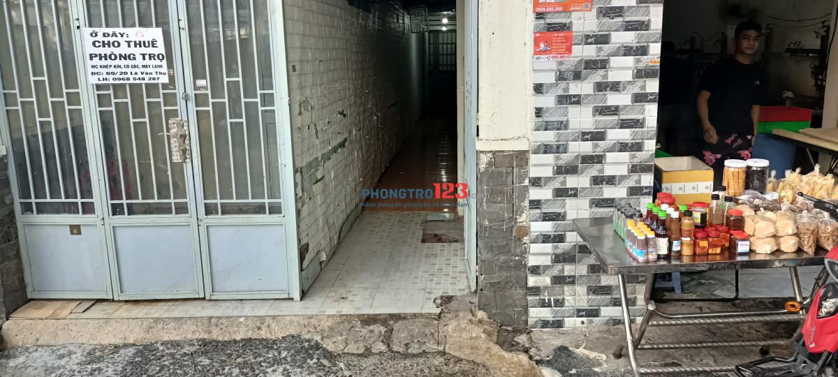 Phòng trọ khép kín máy lạnh gác lửng cho thuê tại Lê Văn Thọ, quận Gò Vấp