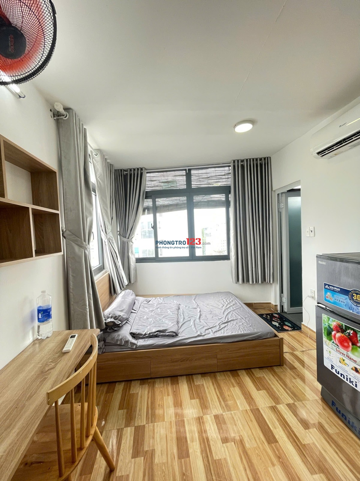 Thuê Ngay Studio 35m2 Full Nội Thất Gần Đại Học Văn Lang, Công nghiệp... Ở Phan Văn Trị Bình Thạnh