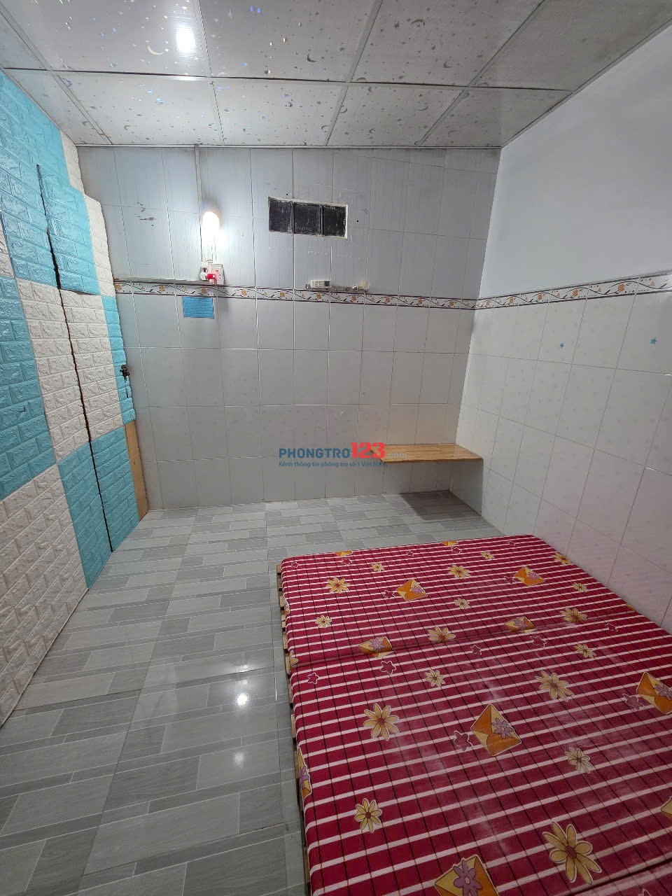 Phòng trọ có gác lửng full nội thất tiết kiệm điện tại TPBT