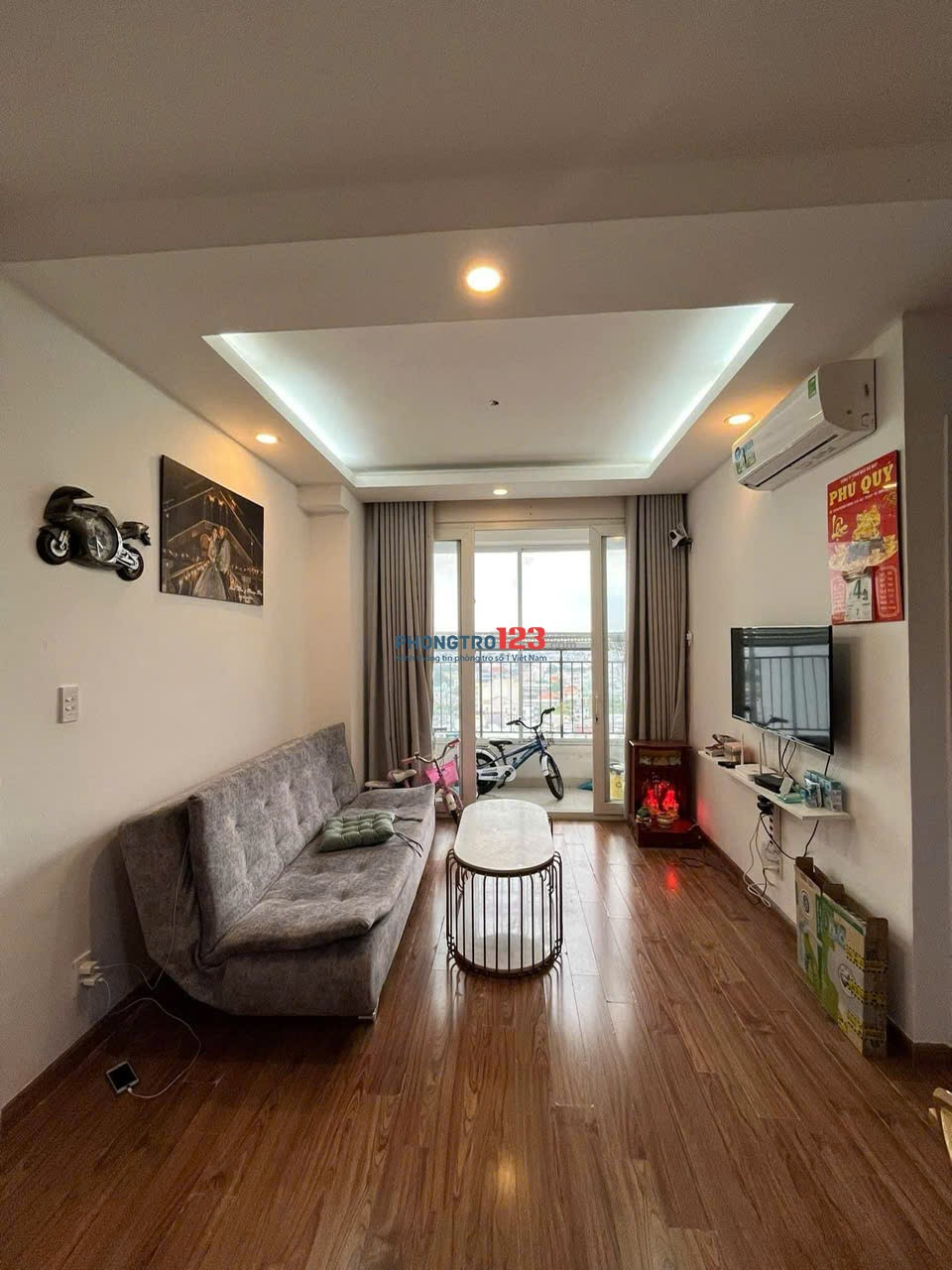 Cho thuê chung cư Ruby Garden, Tân Bình: 87m2, 2p ngủ, 2wc 10tr/th
