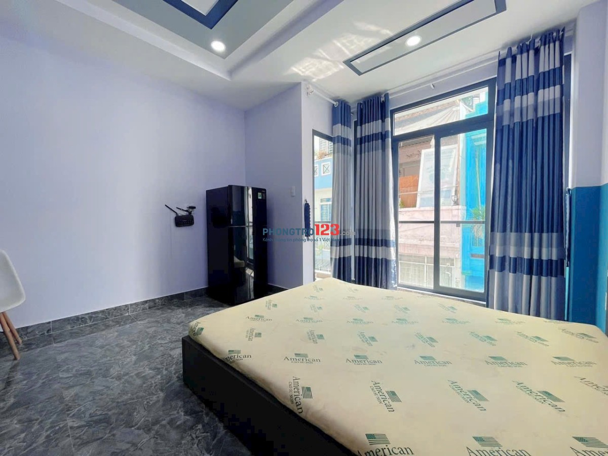 Cho thuê dạng Studio bancol trung tâm quận Phú Nhuận