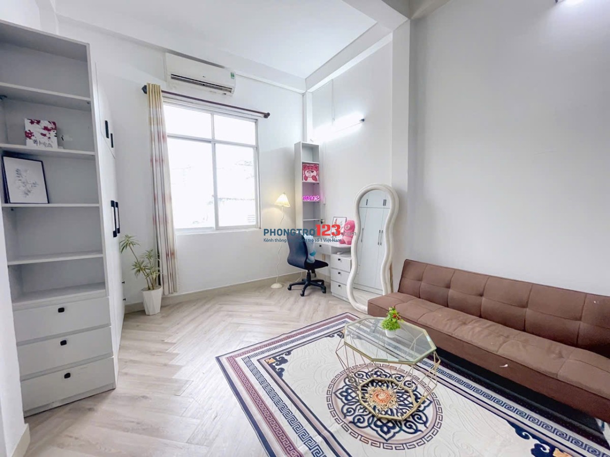  Căn hộ 35m2 duplex cửa sổ trời - máy giặt riêng - full nội thất ngay Etown Tân Bình