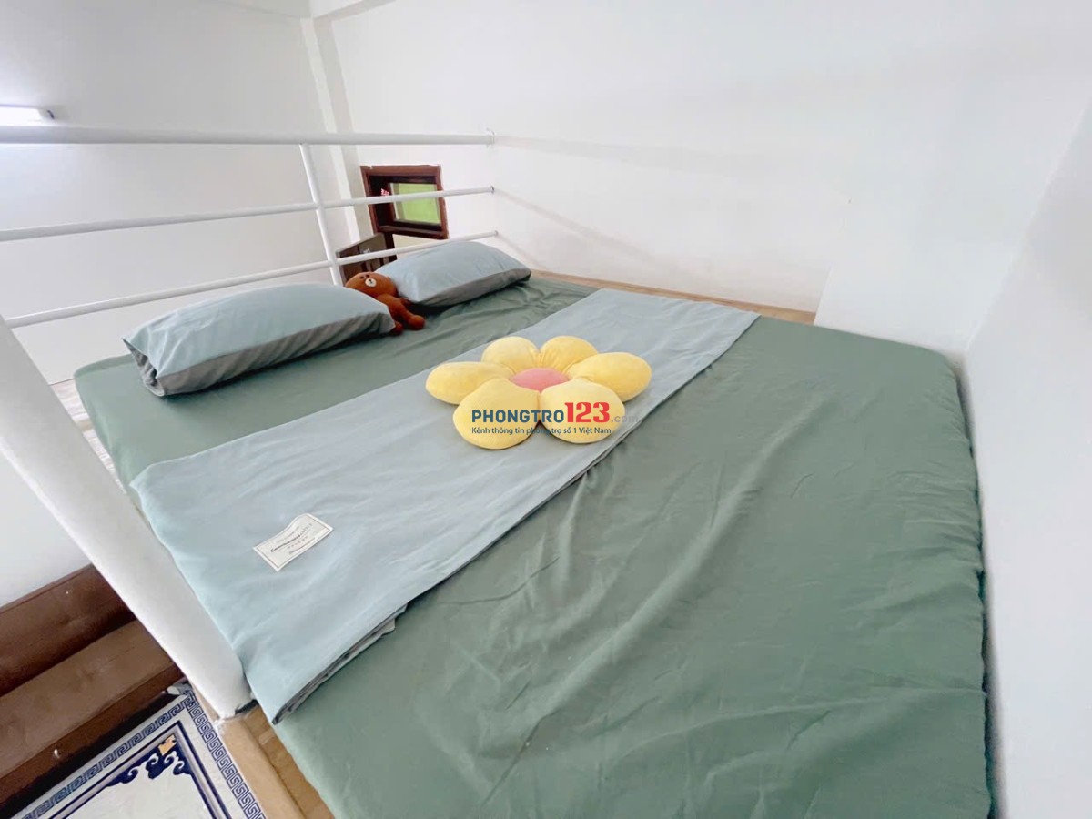  Căn hộ 35m2 duplex cửa sổ trời - máy giặt riêng - full nội thất ngay Etown Tân Bình