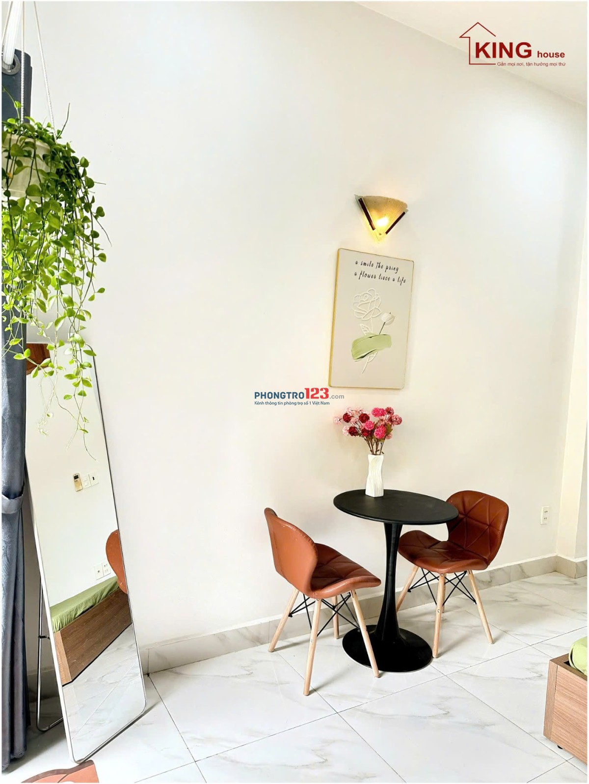 Phòng full nội thất 40m2 Ban công ở Bạch Đằng, Bình Thạnh gần Ngã Tư Hàng Xanh, Quận 1, Quận 2