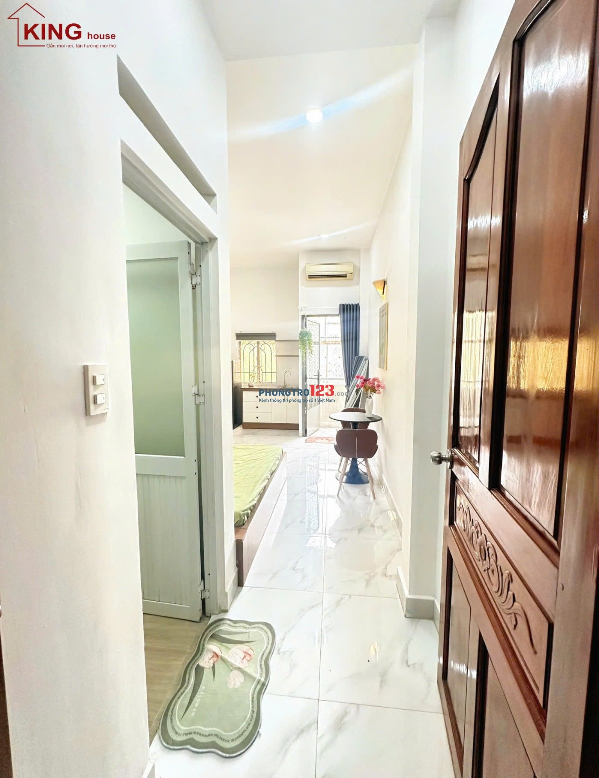 Phòng full nội thất 40m2 Ban công ở Bạch Đằng, Bình Thạnh gần Ngã Tư Hàng Xanh, Quận 1, Quận 2