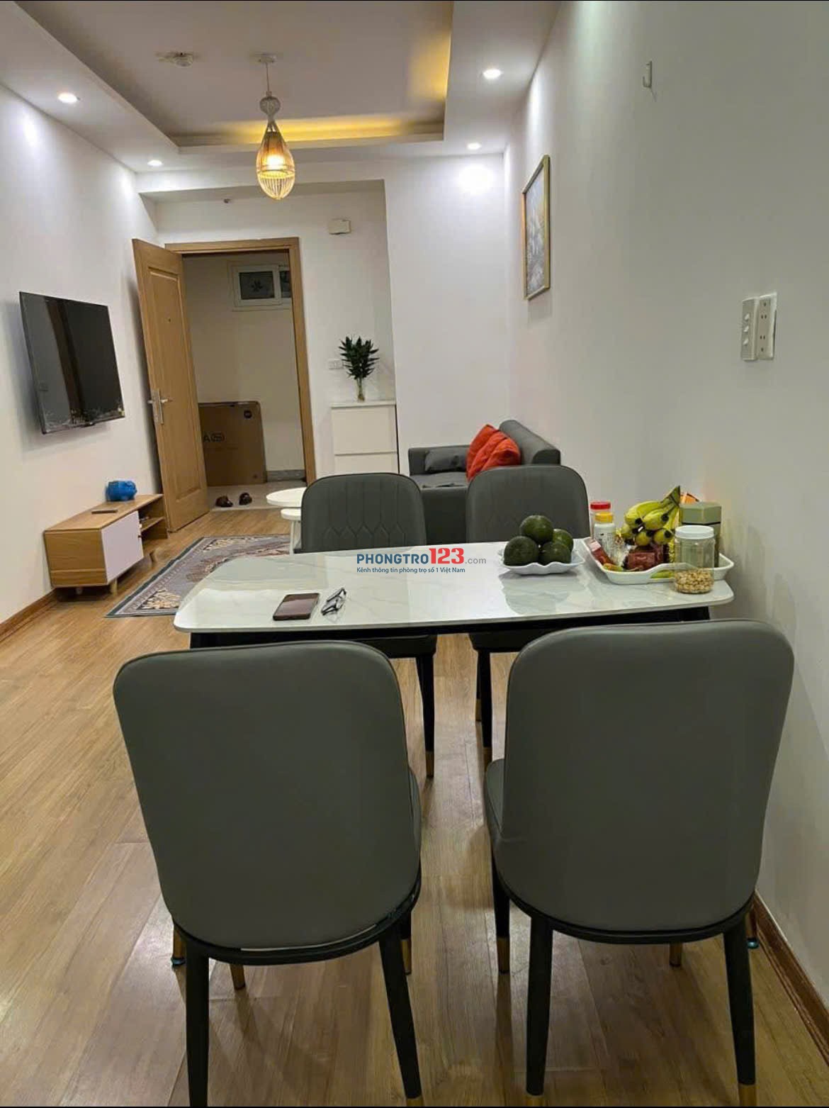 Chung cư Kim Tân Hải,Trường Chinh, Q12, 70m2, 2PN, 7tr5/tháng, NT.