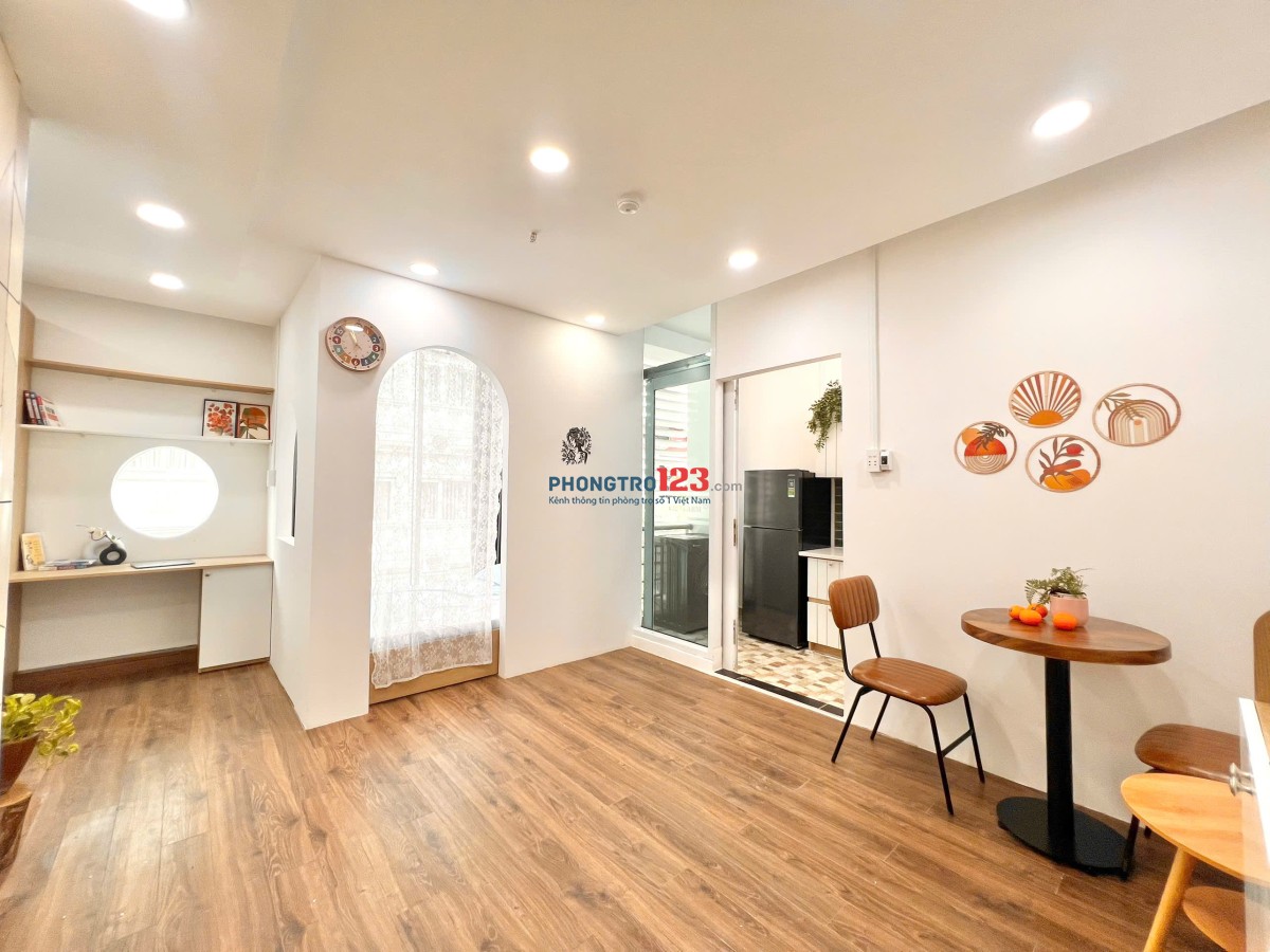 Căn hộ Siêu xinh 1 PN,PK đủ nội thất 50 Trường Sơn Q.Tân Bình (Đi bộ qa Sân Bay)