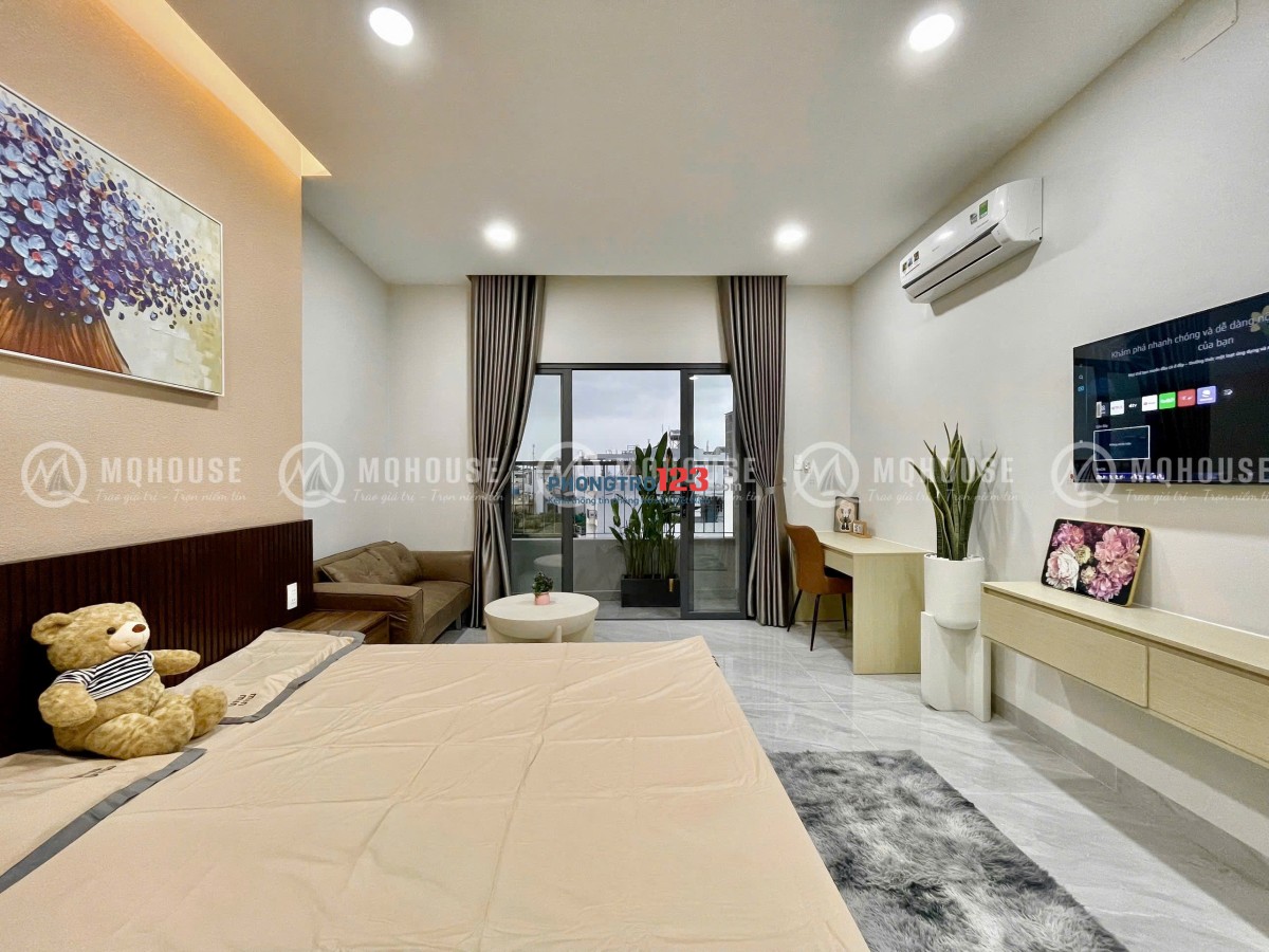  CĂN HỘ STUDIO FULL NỘI THẤT - BAN CÔNG THOÁNG MÁT