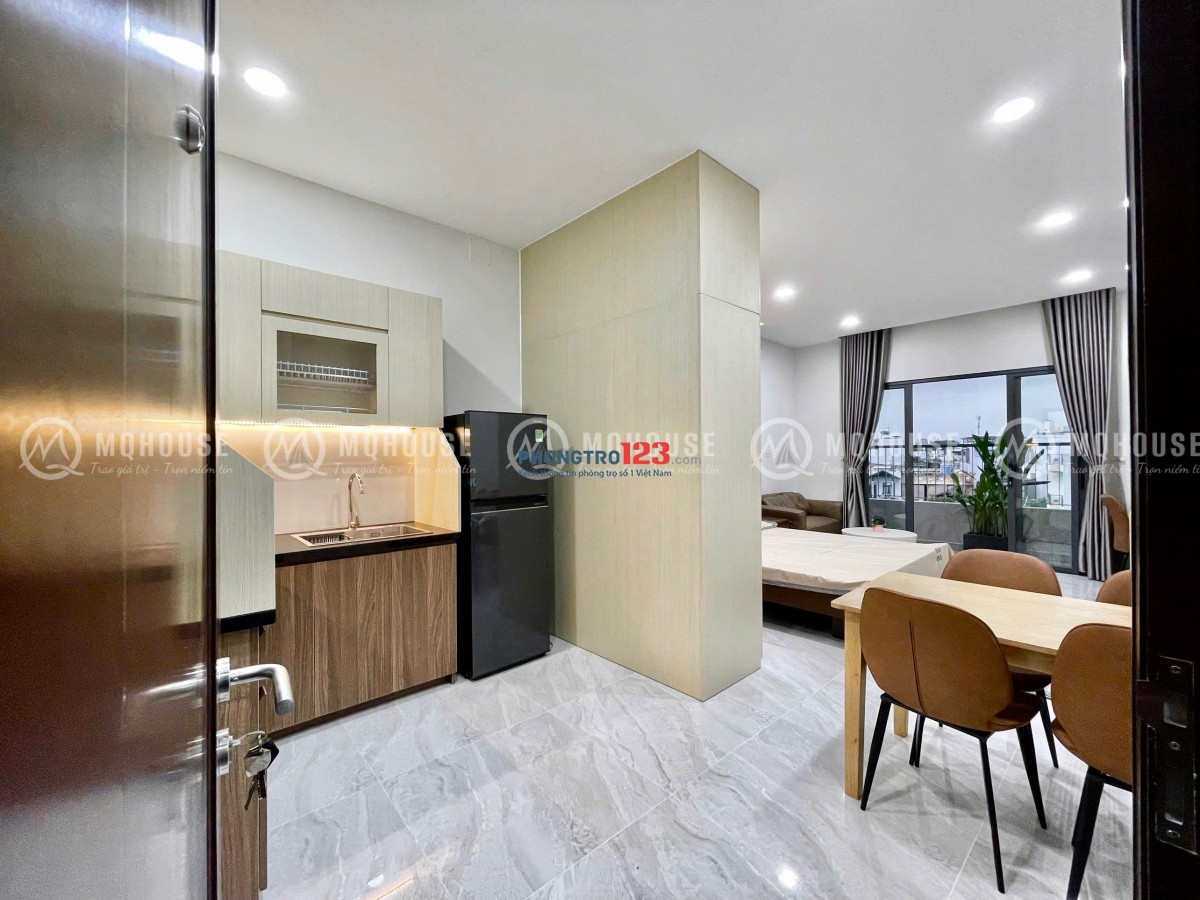  CĂN HỘ STUDIO FULL NỘI THẤT - BAN CÔNG THOÁNG MÁT