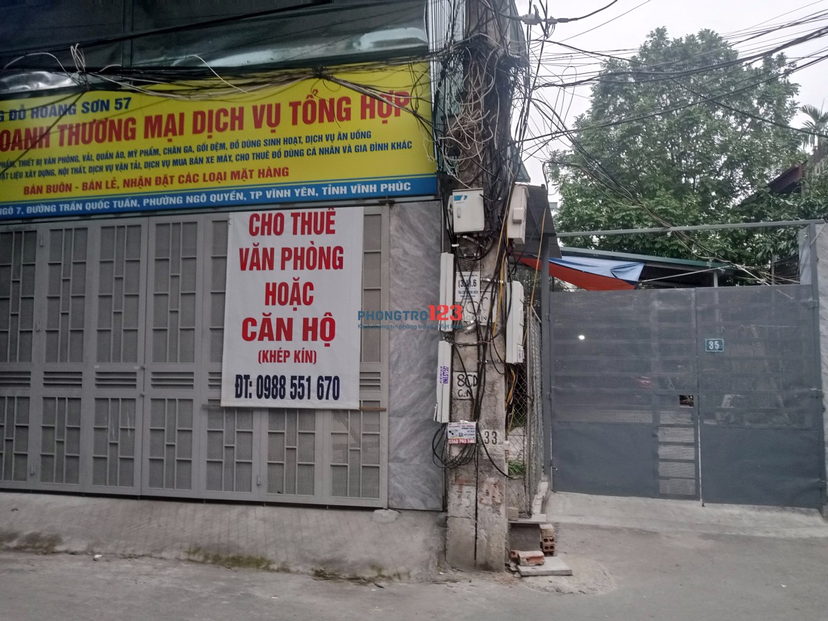 Cho thuê phòng trọ Ngô Quyền, Vĩnh Yên, Vĩnh Phúc