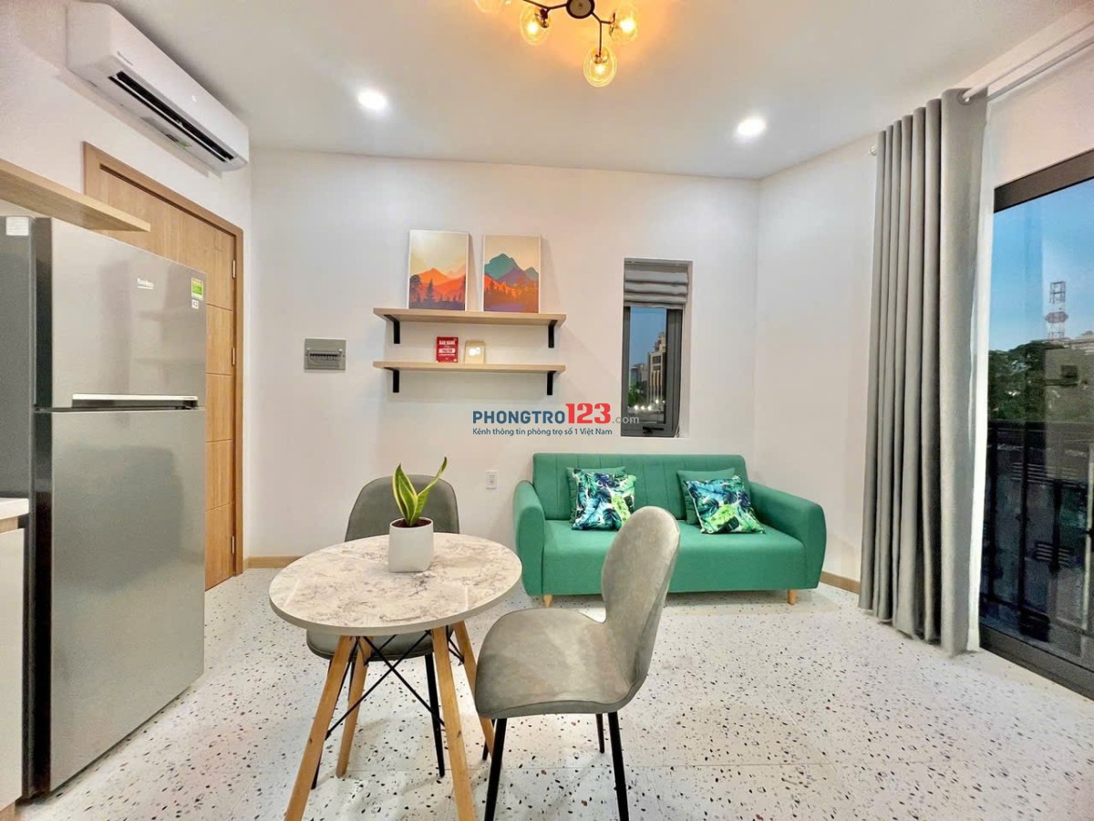 Cho thuê căn hộ 1PN 50m3 có máy giặt sấy, hầm gửi xem, thang máy - Full NT Quận 3