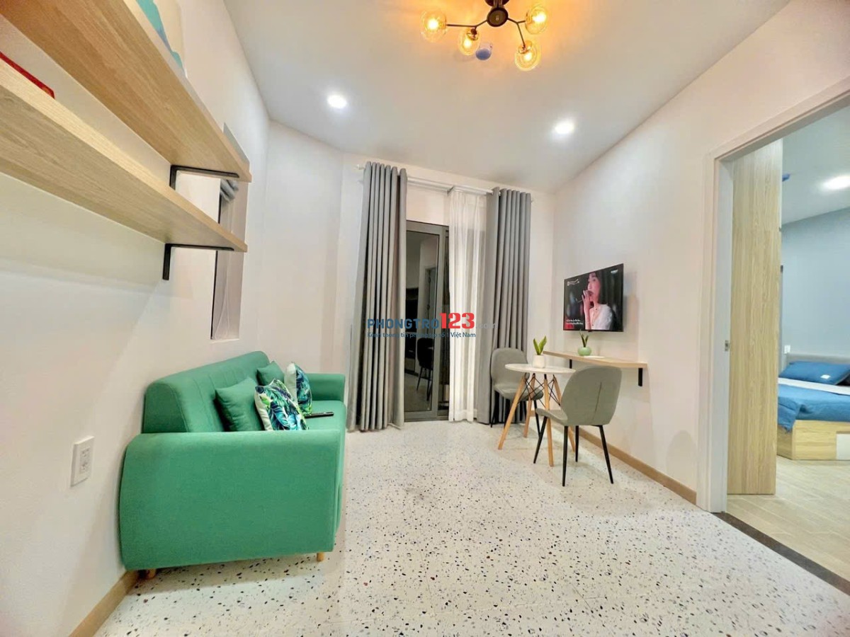 Cho thuê căn hộ 1PN 50m3 có máy giặt sấy, hầm gửi xem, thang máy - Full NT Quận 3