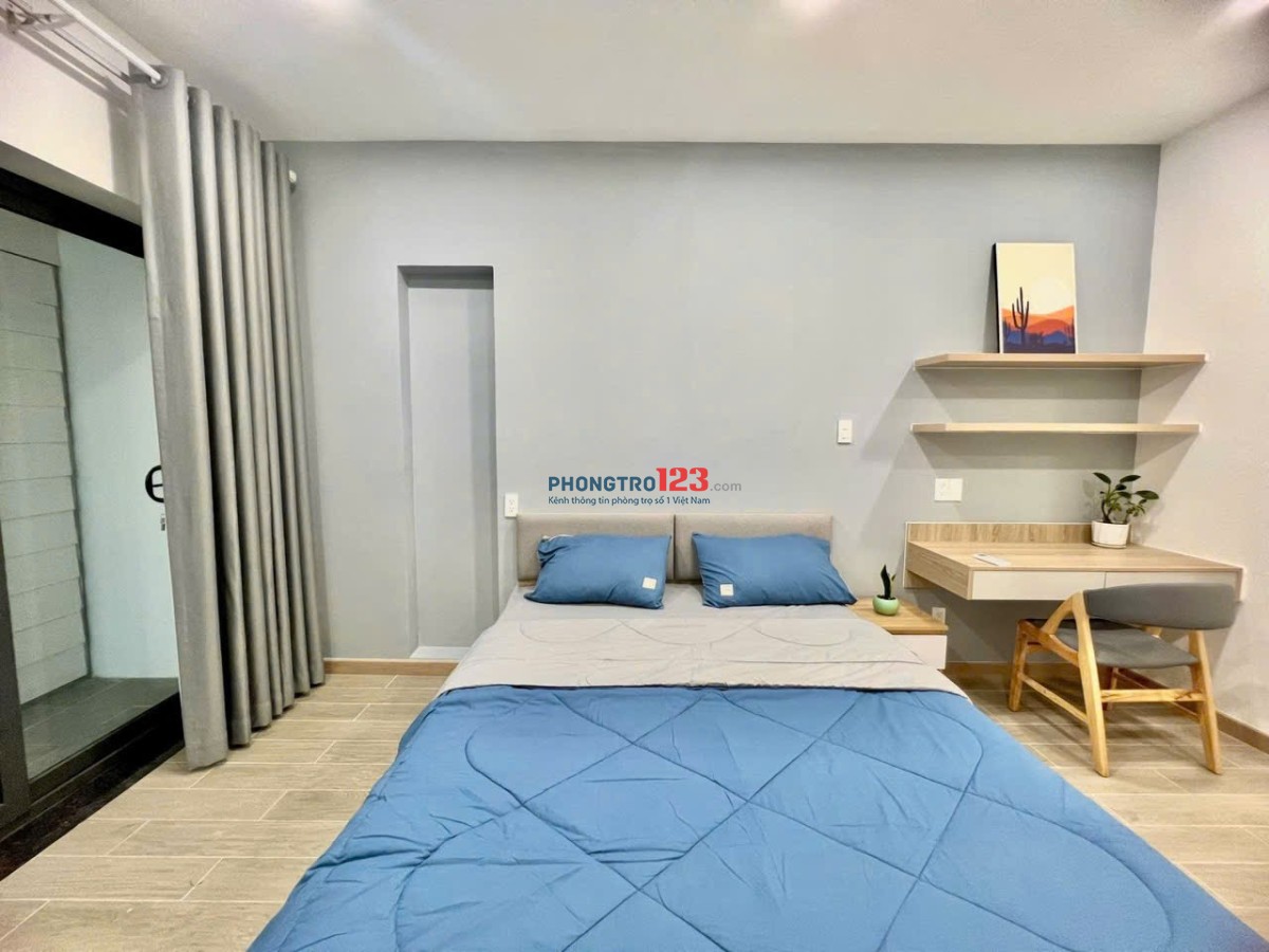 Cho thuê căn hộ 1PN 50m3 có máy giặt sấy, hầm gửi xem, thang máy - Full NT Quận 3