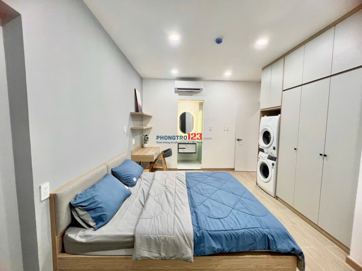 Cho thuê căn hộ 1PN 50m3 có máy giặt sấy, hầm gửi xem, thang máy - Full NT Quận 3
