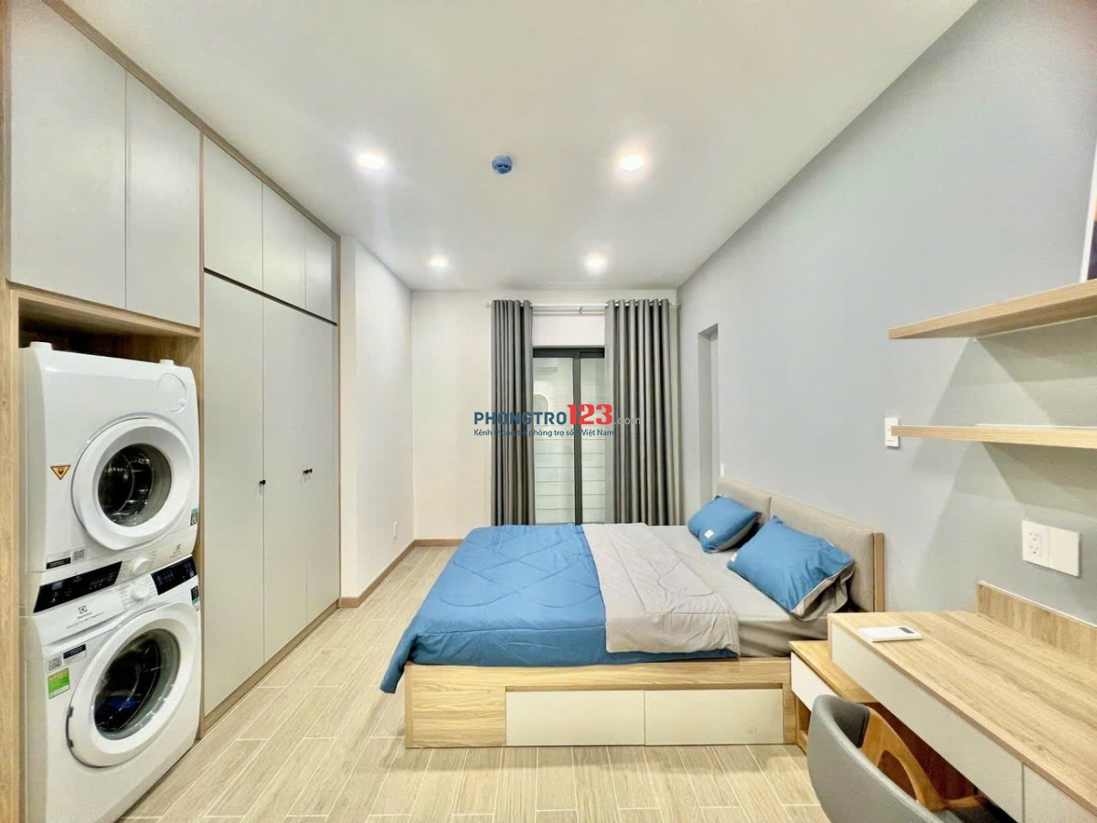 Cho thuê căn hộ 1PN 50m3 có máy giặt sấy, hầm gửi xem, thang máy - Full NT Quận 3