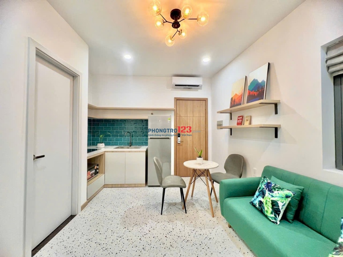 Cho thuê căn hộ 1PN 50m3 có máy giặt sấy, hầm gửi xem, thang máy - Full NT Quận 3