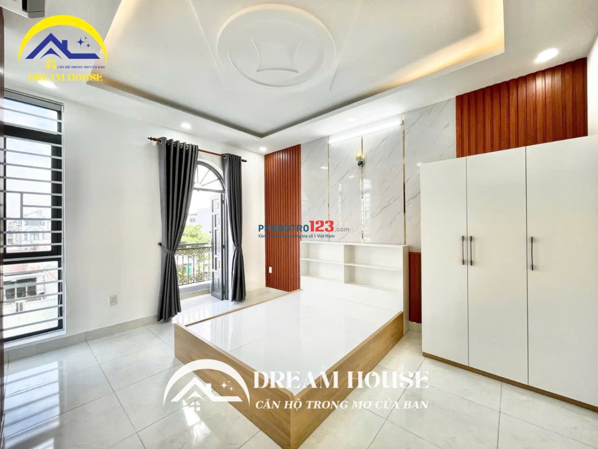 Phòng 25m2 Mới Xây 100% Có bancol, Nội Thất Như Hình