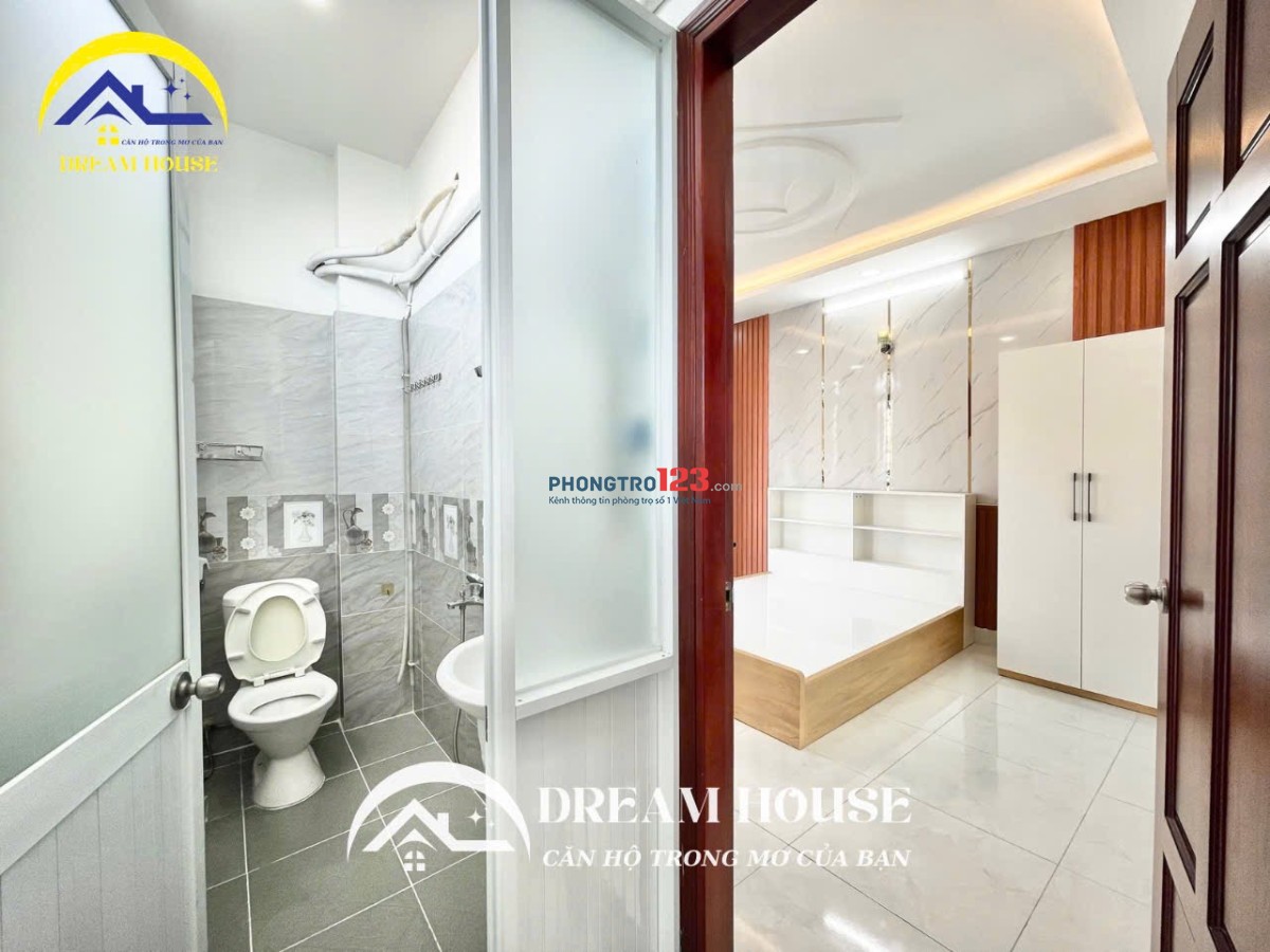 Phòng 25m2 Mới Xây 100% Có bancol, Nội Thất Như Hình