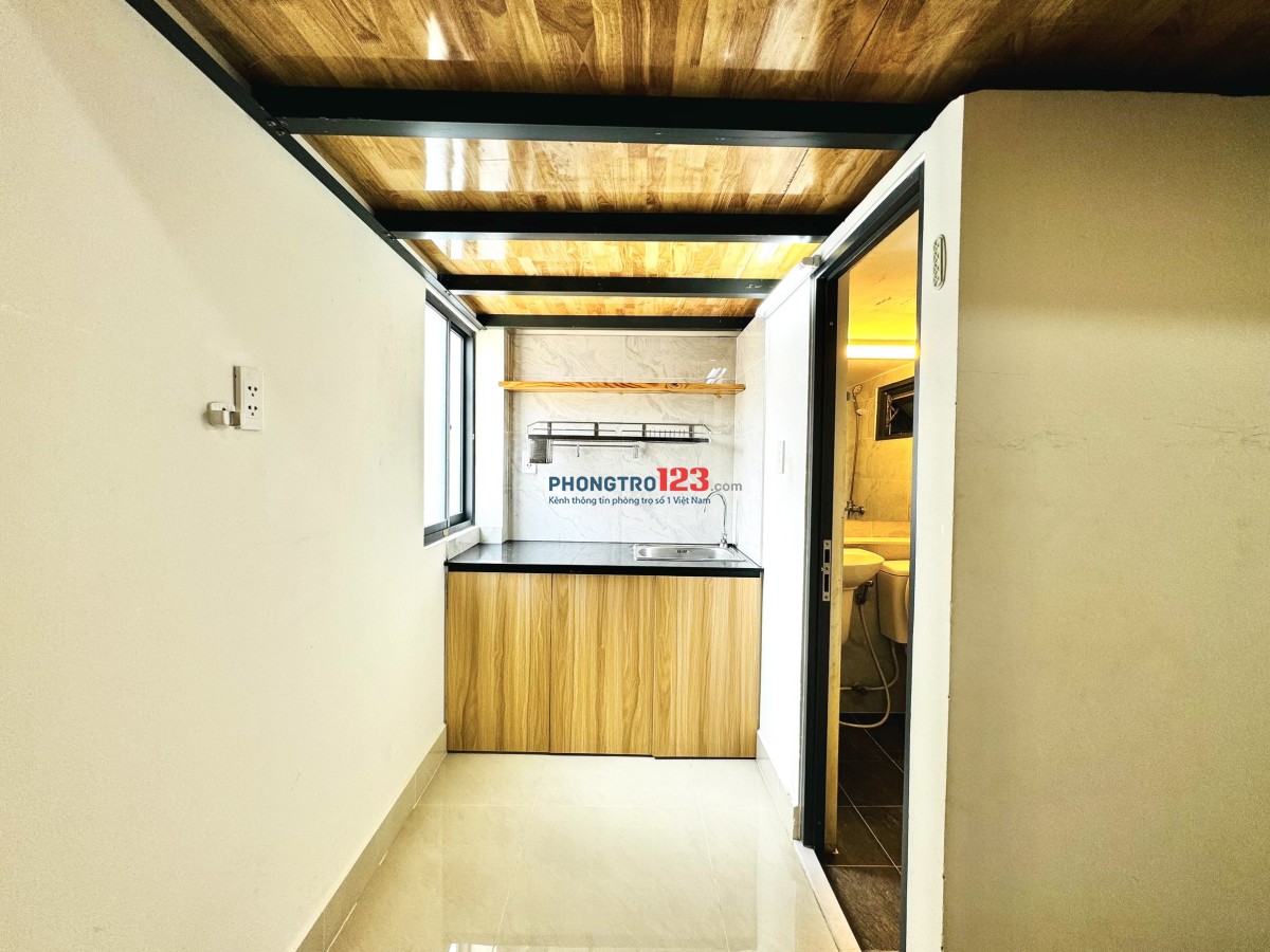 PHÒNG ĐẸP LUNG LINH 20m2 HỖ TRỢ THUÊ NGẮN HẠN 3 - 6 THÁNG NGAY GÒ DẦU AEON
