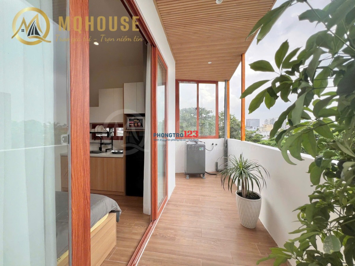 CHDV BAN CÔNG MỚI 100% NỘI THẤT CAO CẤP GẦN SÂN BAY - CV GIA ĐỊNH