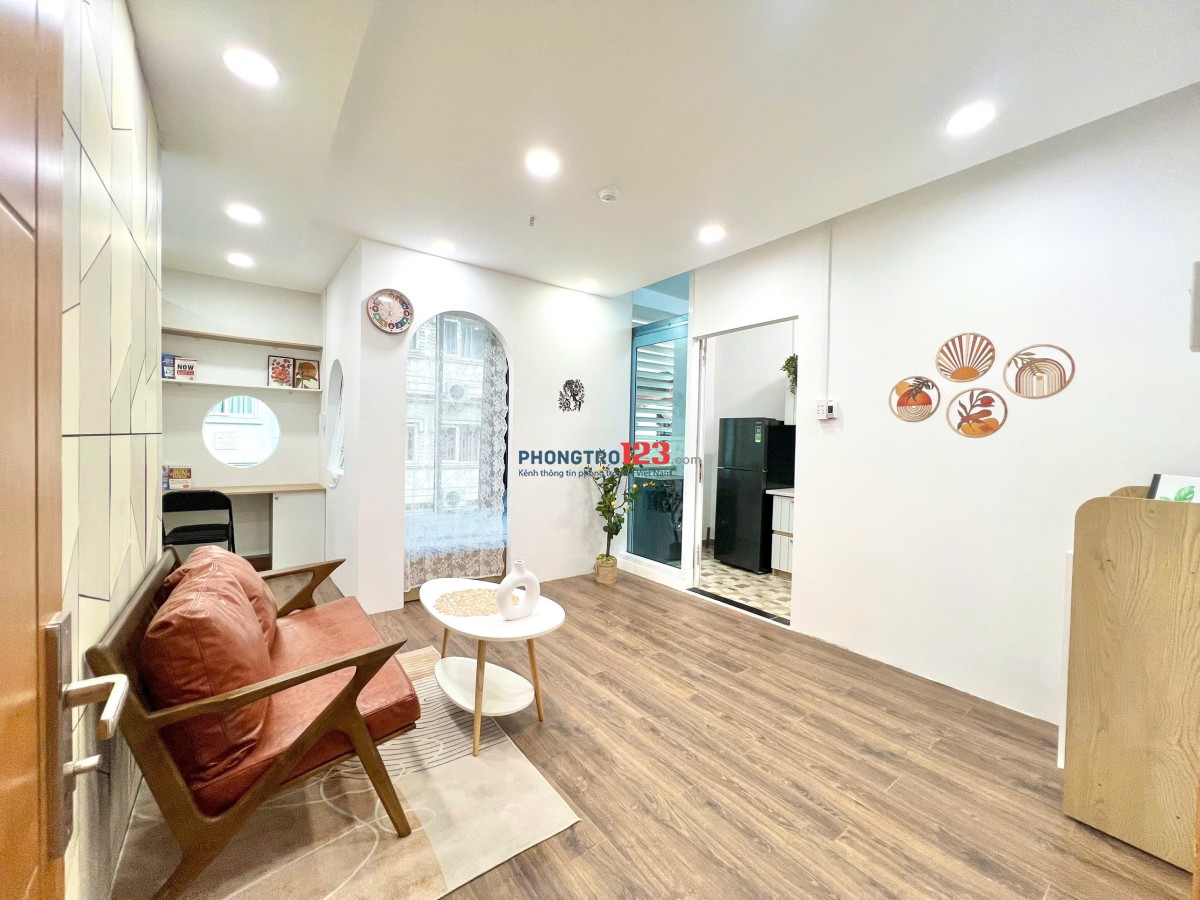 Căn hộ 1 Phòng ngủ, Pk đủ nội thất thiết kế riêng - Đối diện Sân bay Tân Sơn Nhất