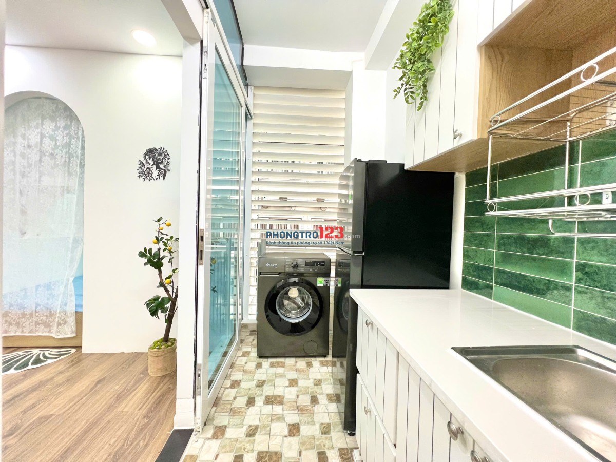 Căn hộ 1 Phòng ngủ, Pk đủ nội thất thiết kế riêng - Đối diện Sân bay Tân Sơn Nhất