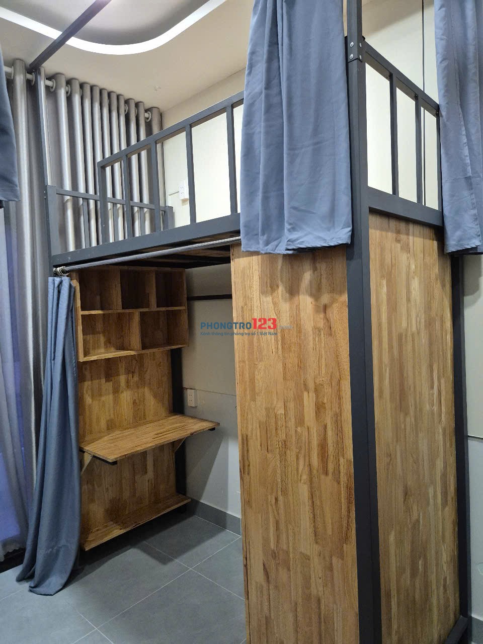 GIƯỜNG TRỌ KÝ TÚC XÁ CAO CẤP TẠI GÒ VẤP, BAO FULL ĐẦY ĐỦ NỘI THẤT + ĐIỆN NƯỚC