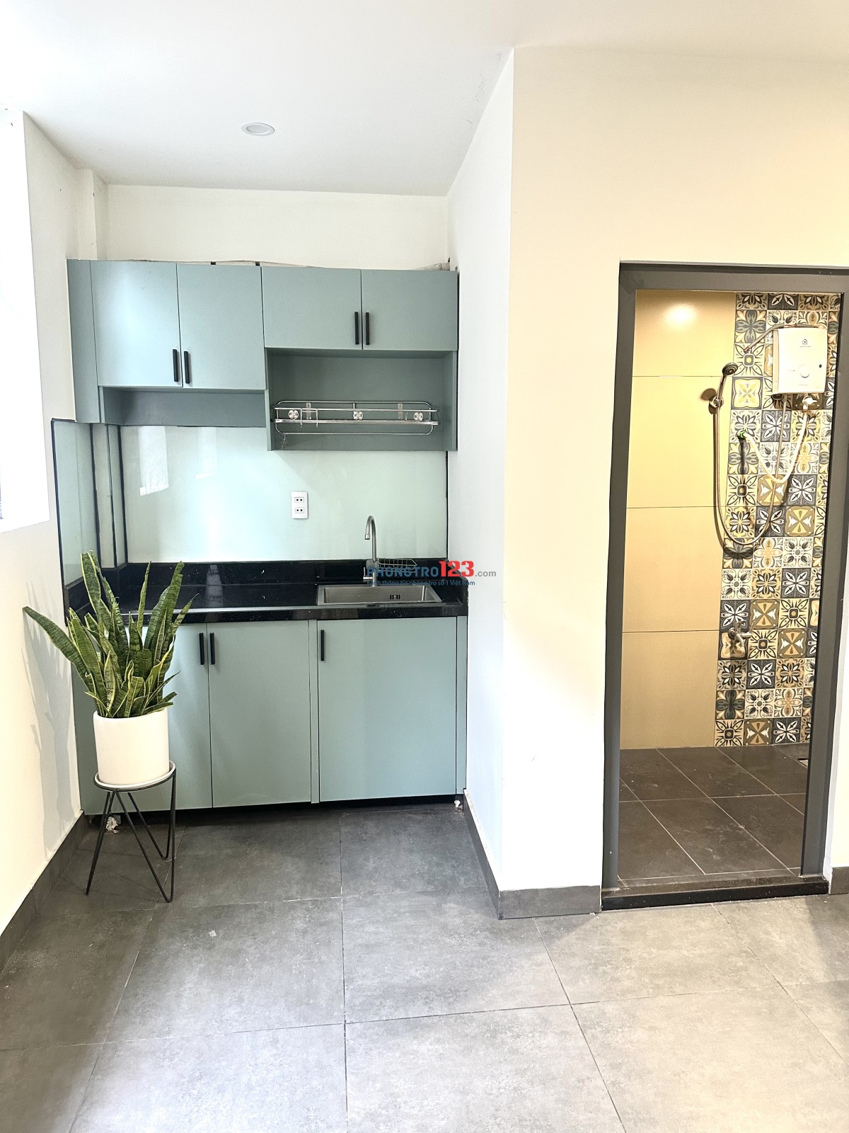CĂN HỘ 1 phòng ngủ + 1 phòng khách + Bếp riêng 60m2