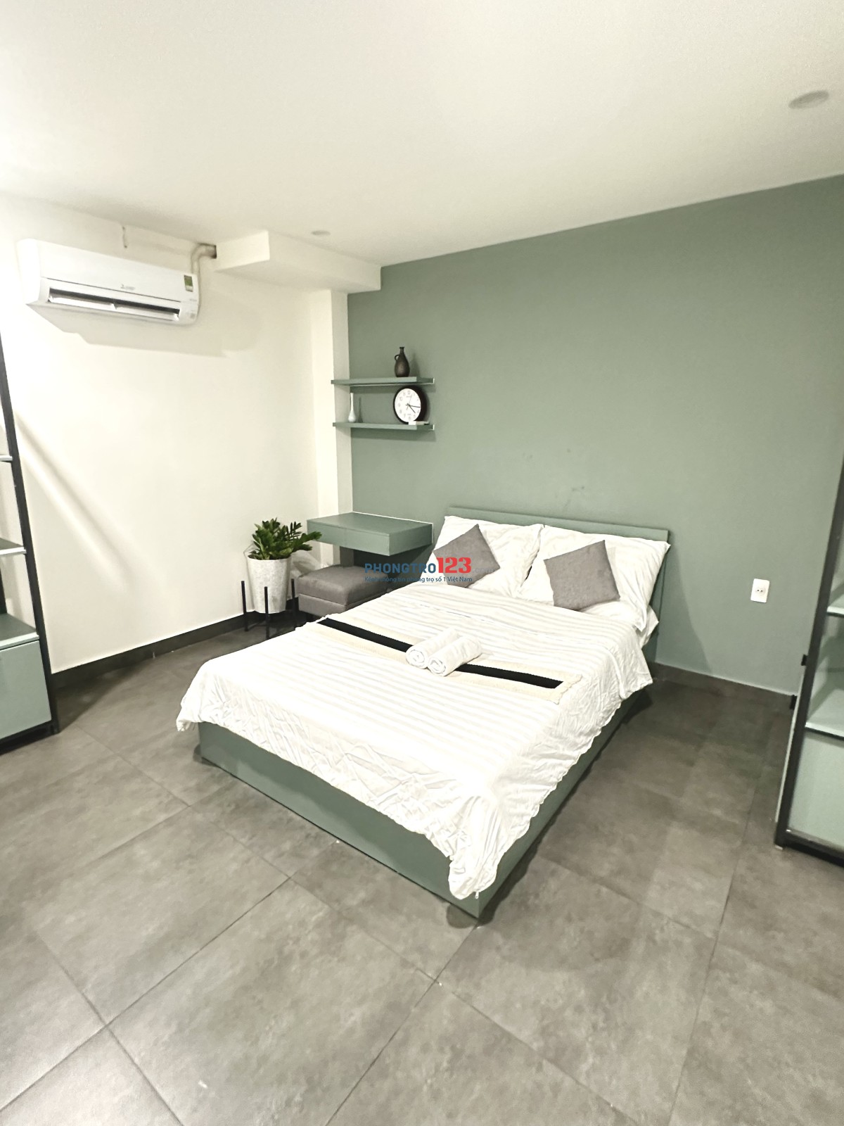 CĂN HỘ 1 phòng ngủ + 1 phòng khách + Bếp riêng 60m2