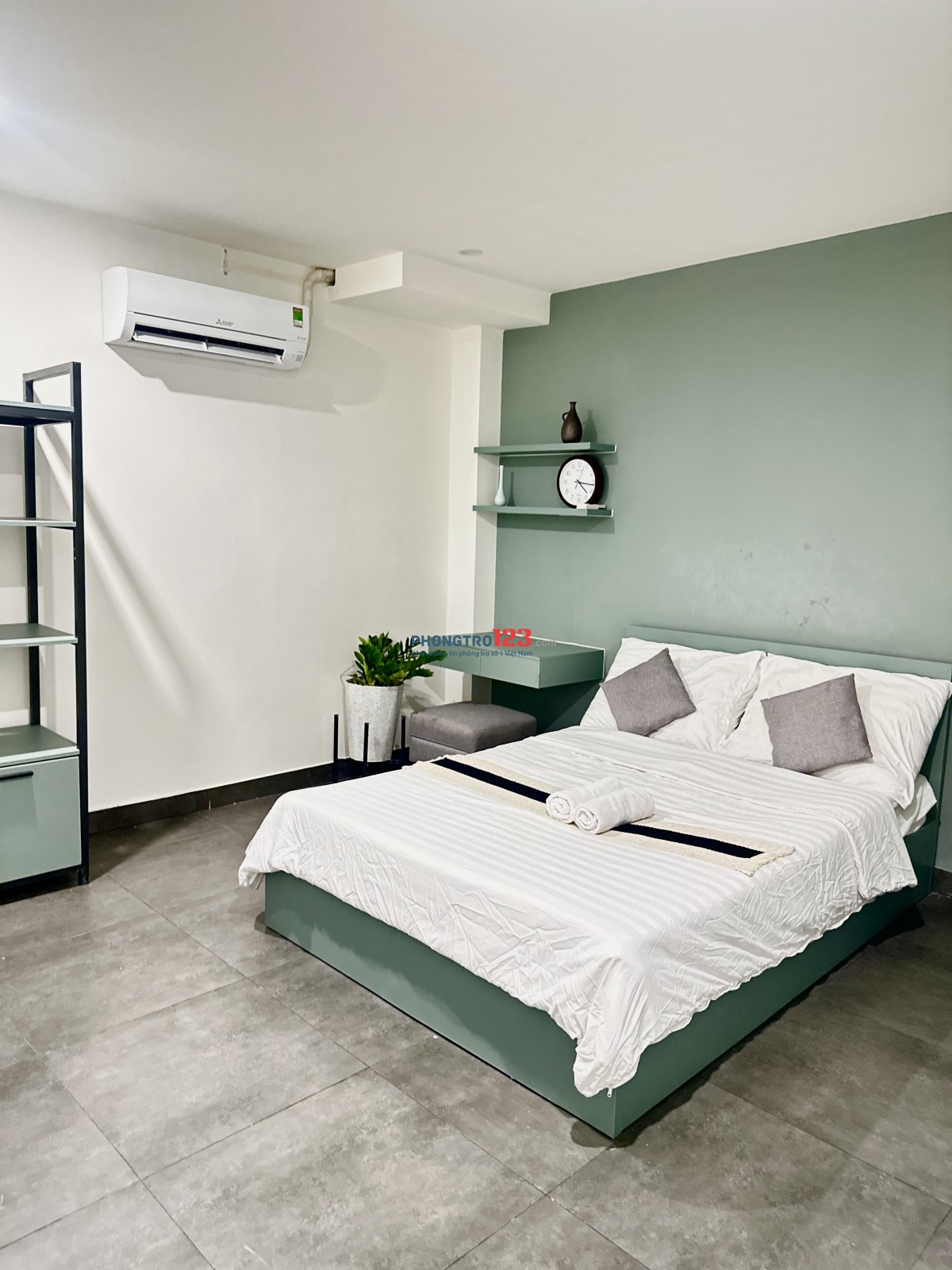 CĂN HỘ 1 phòng ngủ + 1 phòng khách + Bếp riêng 60m2