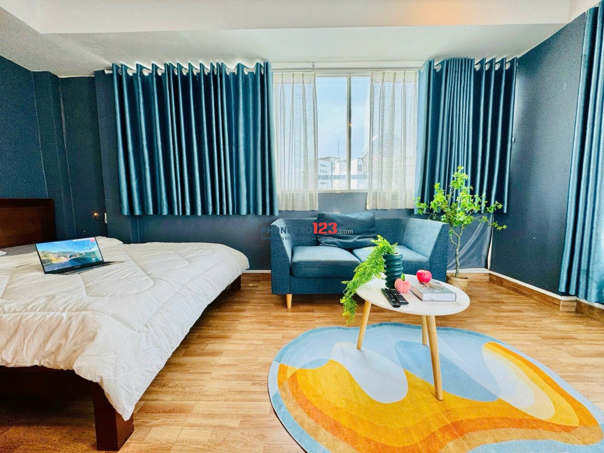 Cho thuê phòng 37m², 2 cửa sổ lớn, ngay Hoàng Hoa Thám, Bình Thạnh, giáp Q1, Q3, PN Ngay PXL
